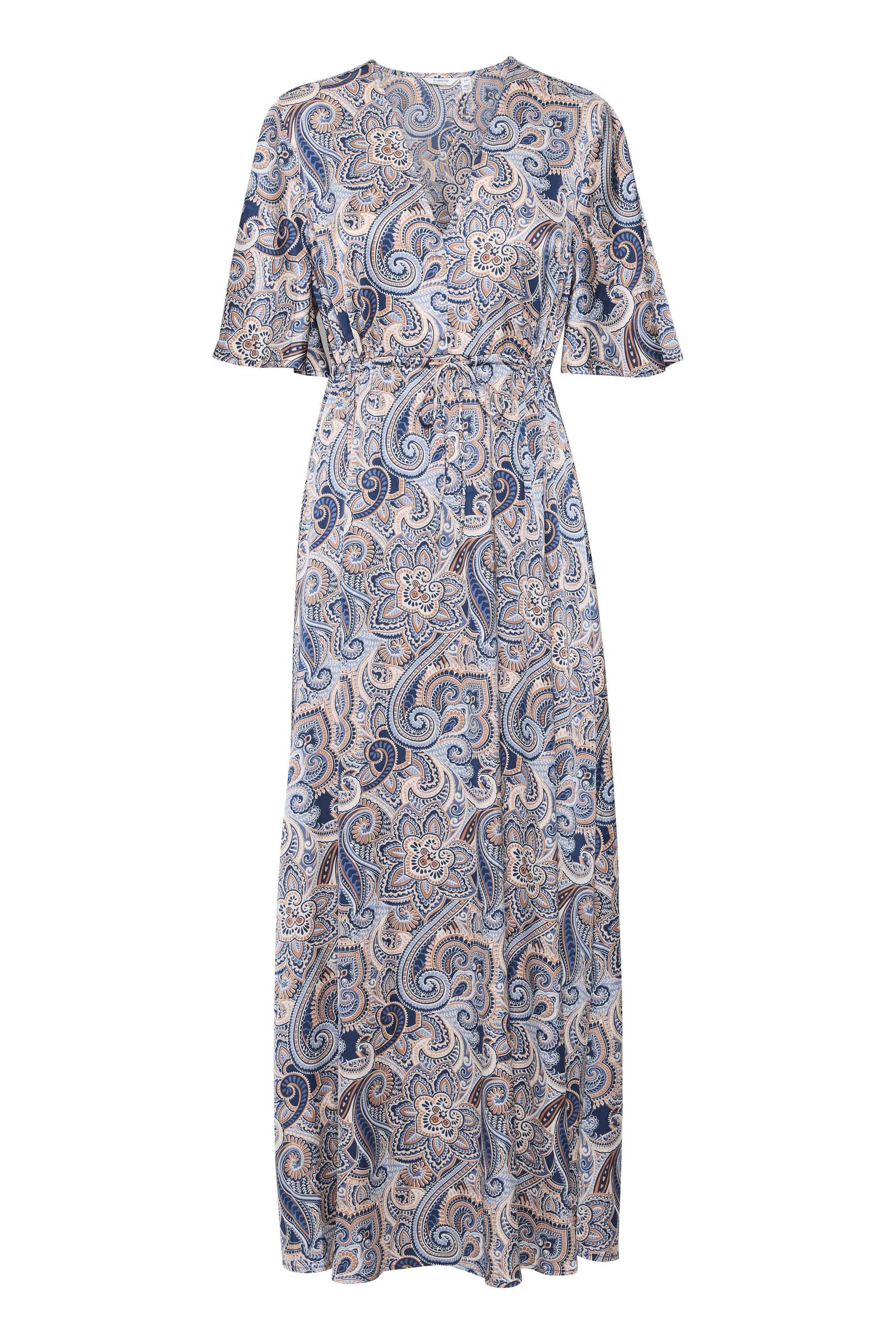 b.young Midikleid BYHILLY gemustertes Maxikleid günstig online kaufen