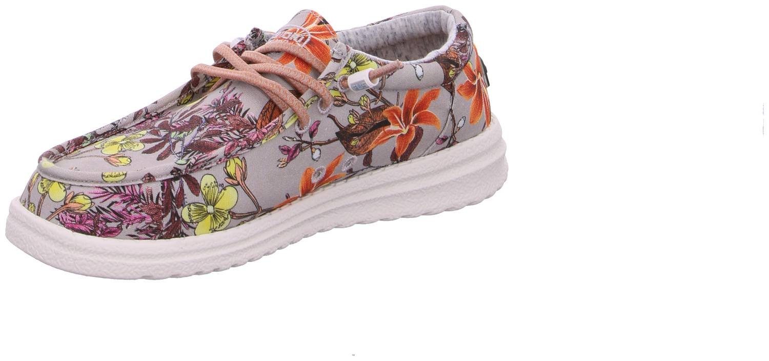 Fusion Fusion Emma Flowers Grey Orange Slipper