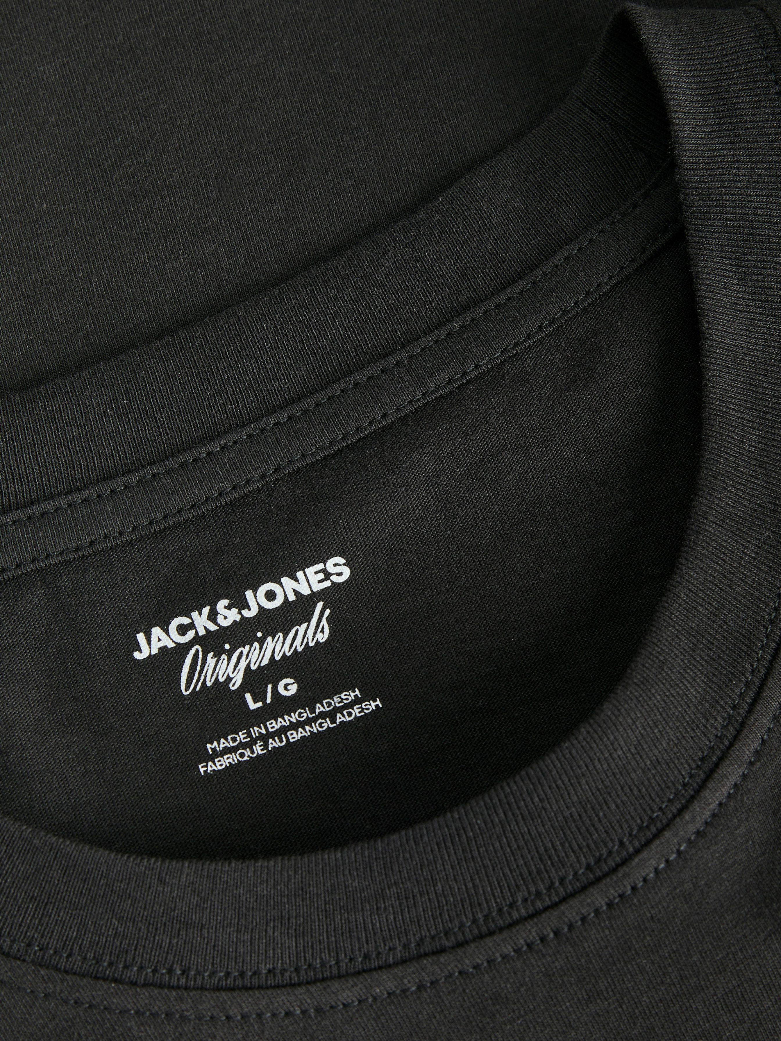 Jack & Jones T-Shirt JORFREDERIKSBERG BRANDING TEE SS CN FST Baumwolle, regular fit