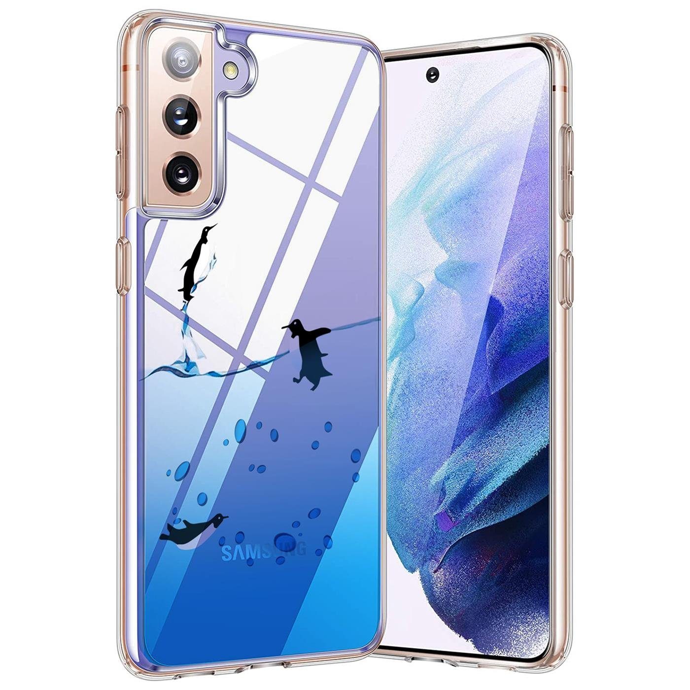 CoolGadget Handyhülle Handy Case Silikon Motiv Series für Samsung Galaxy S21 FE 6,4 Zoll, Hülle mit hochauflösendem Muster für Samsung S21 FE 5G Schutzhülle