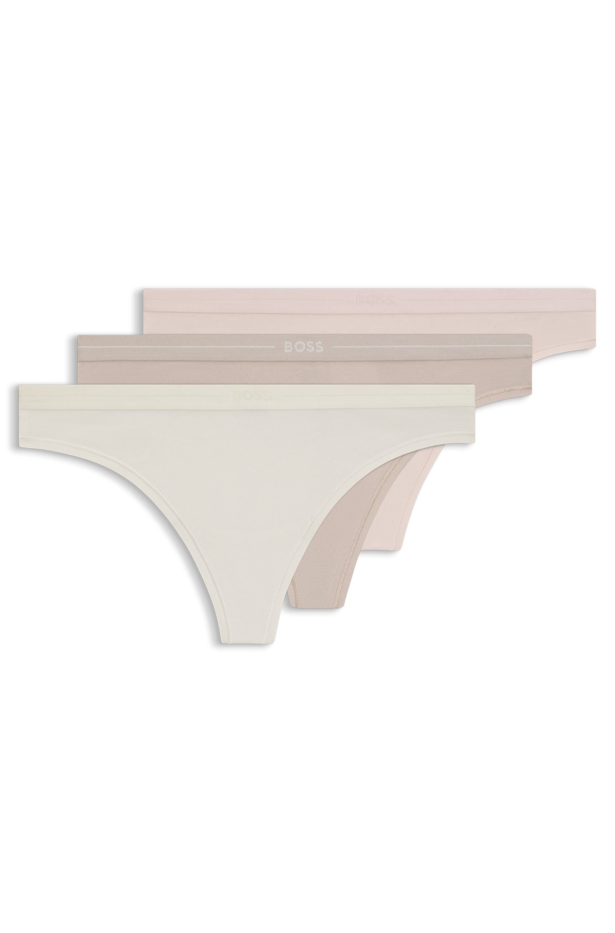 BOSS String 3P THONG (Packung, 3-St., 3er) mit BOSS Logobund