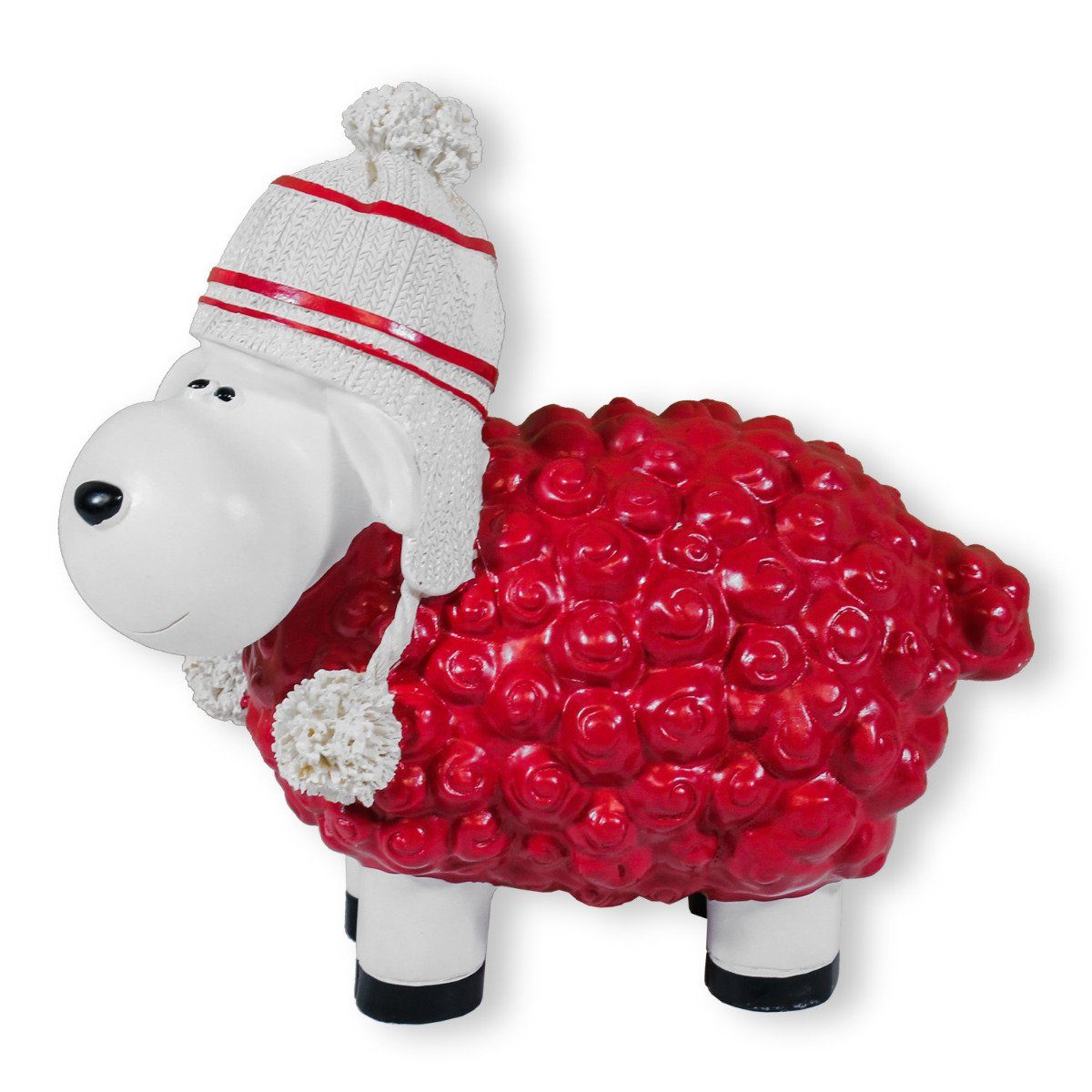colourliving Dekofigur Buntes Deko Schaf rot günstig online kaufen