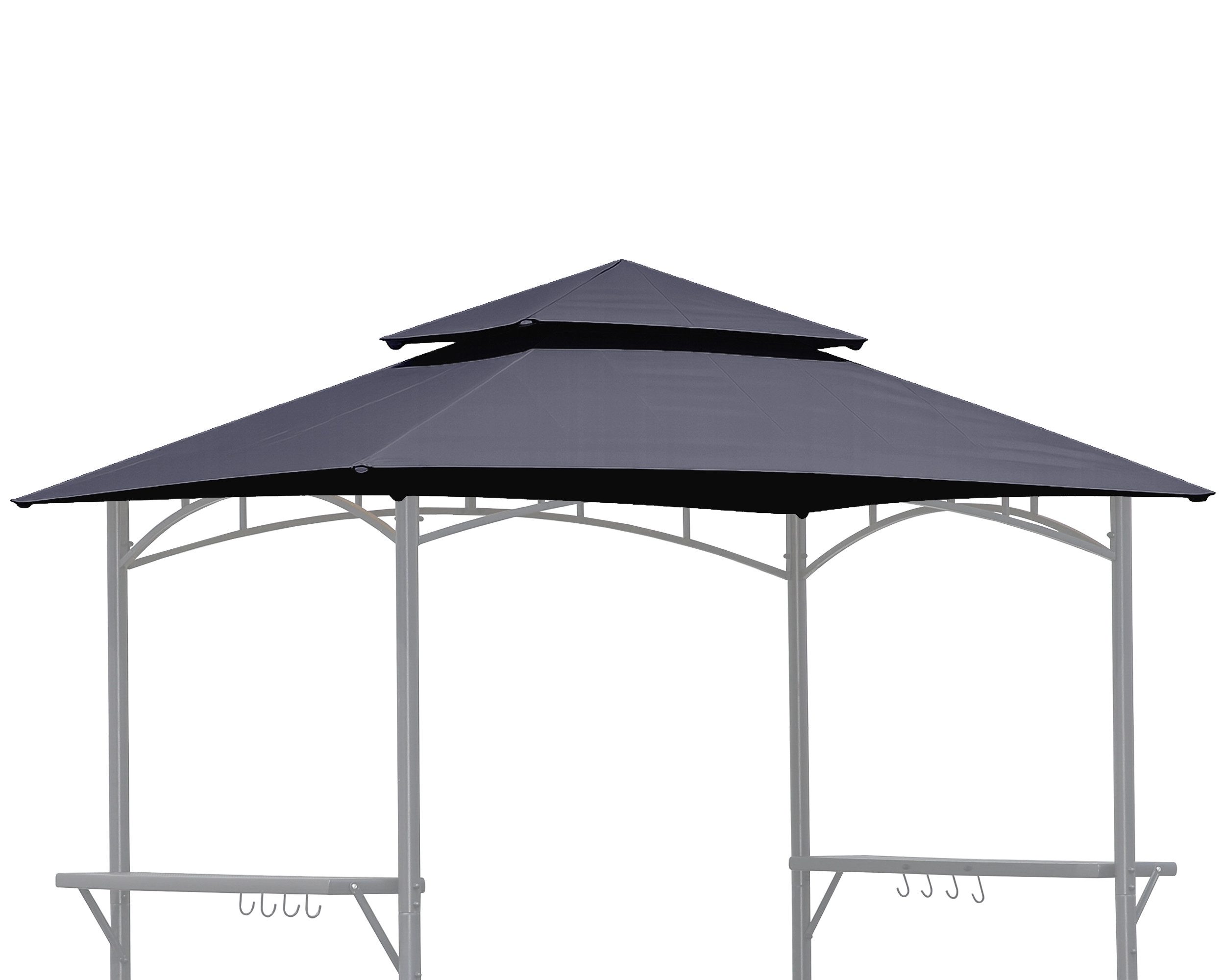 Quick Star Pavillon-Ersatzdach Grilpavillon BBQ 2,45 x 1,5 m, 180 g/m², 0 x 0 cm