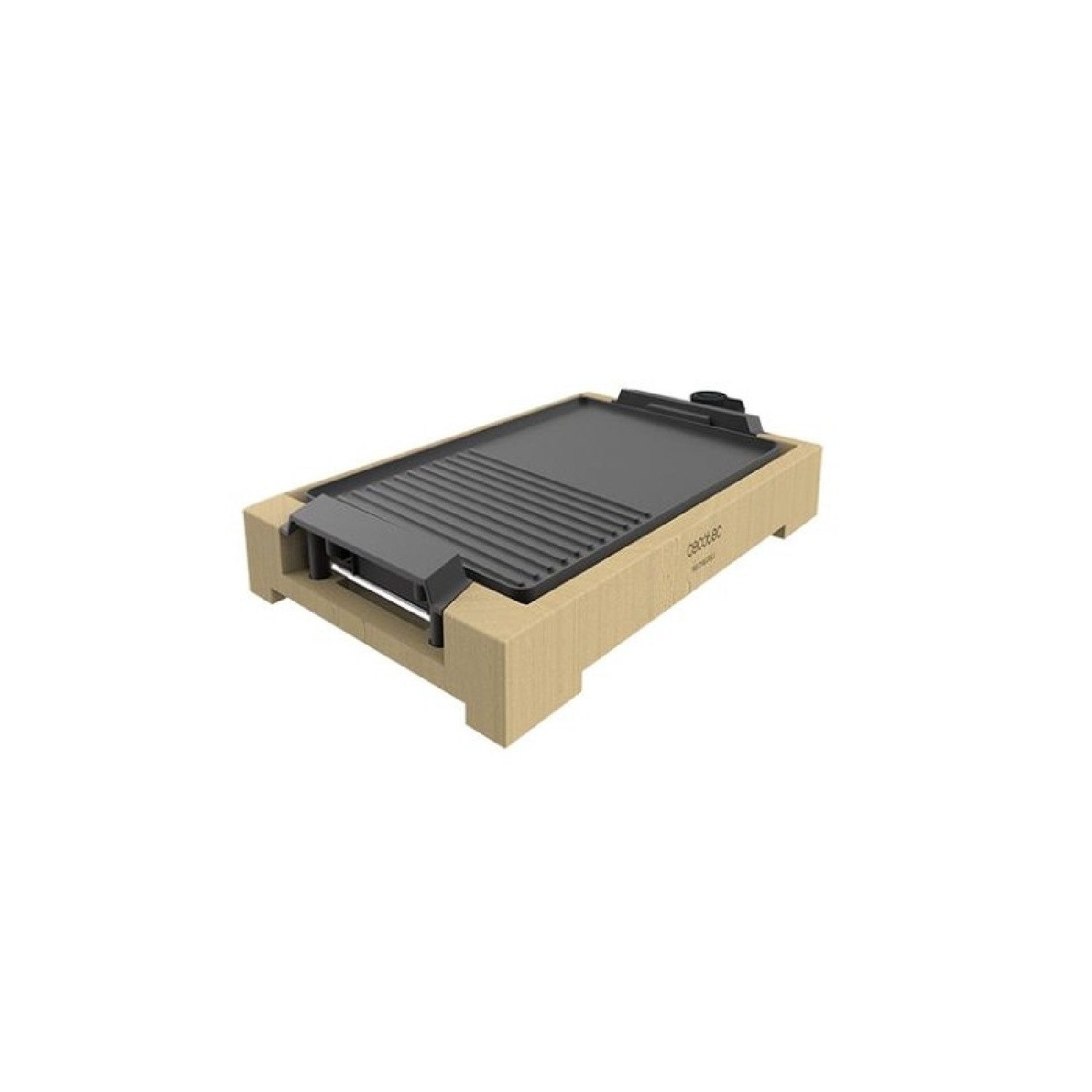 Cecotec Grillplattenaufsatz Tasty&2000 Bamboo Black