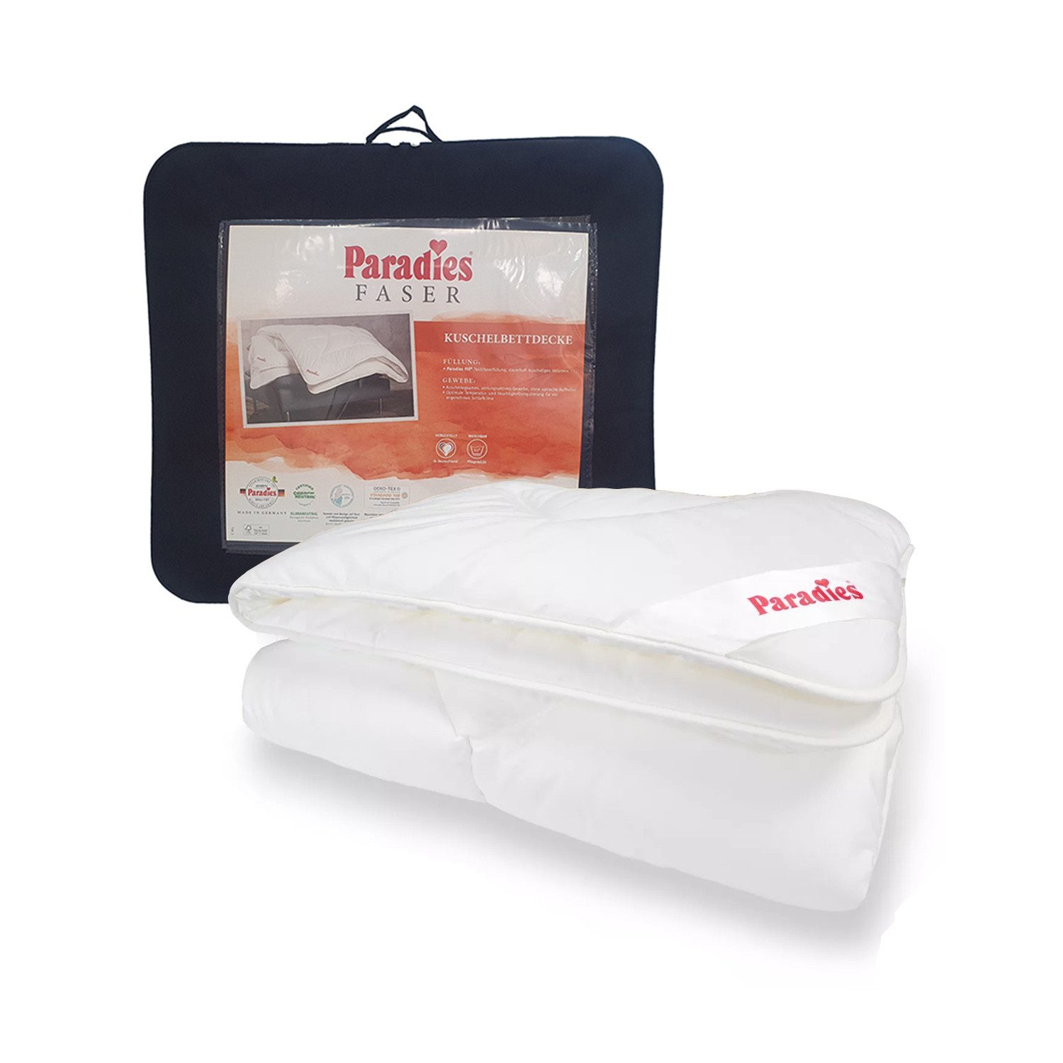 Paradies Kunstfaserbettdecke Paradies Fill Halia Ganzjahresbett warme Bettd günstig online kaufen