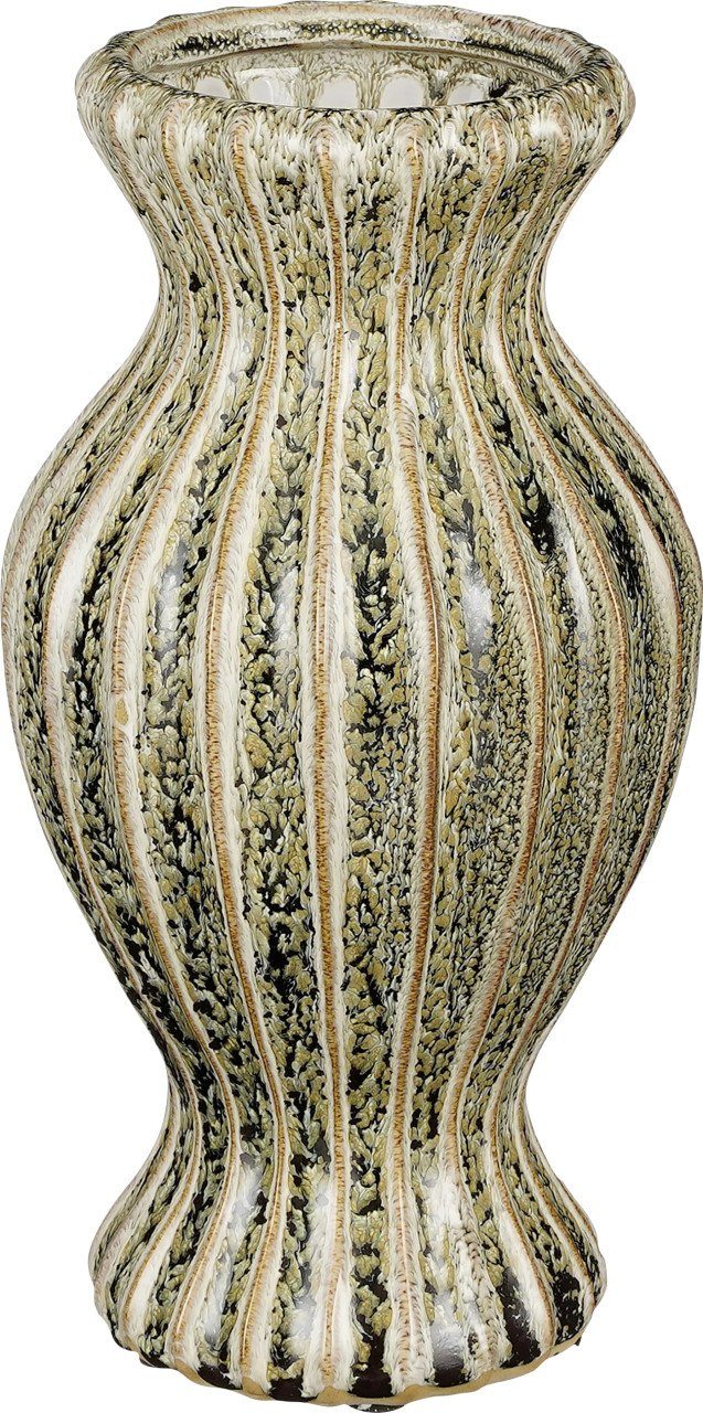 Mica Decorations Dekofigur Mica Vase Pippa grün aus Keramik 25 cm