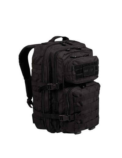 Mil-Tec Rucksack Rucksack "Assault Pack II SM" schwarz 25 Liter (1-tlg)