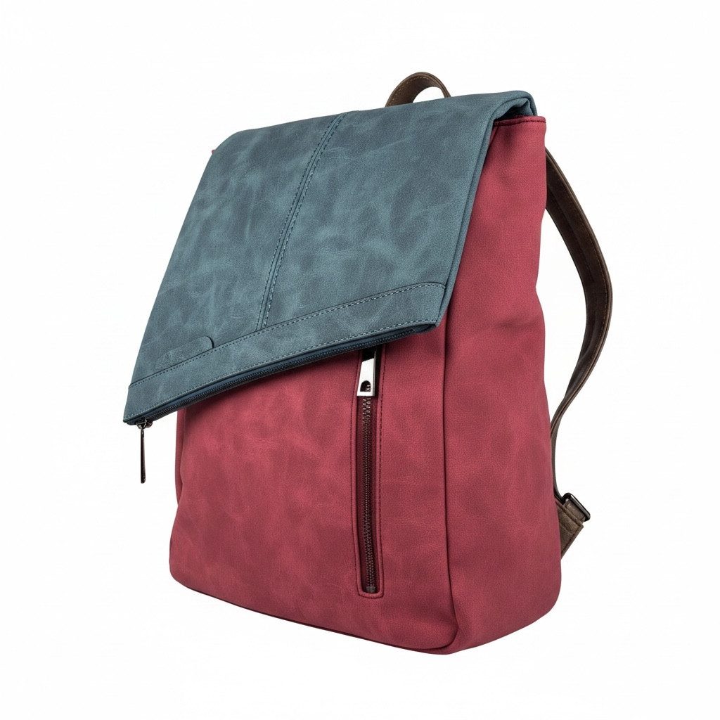 Taschen4life Rucksack 2in1 Rucksack & Umhängetasche in Einem D5717, Damen Rucksacktasche, Fächer, schnell umbaubar, Multifunktionsrucksack