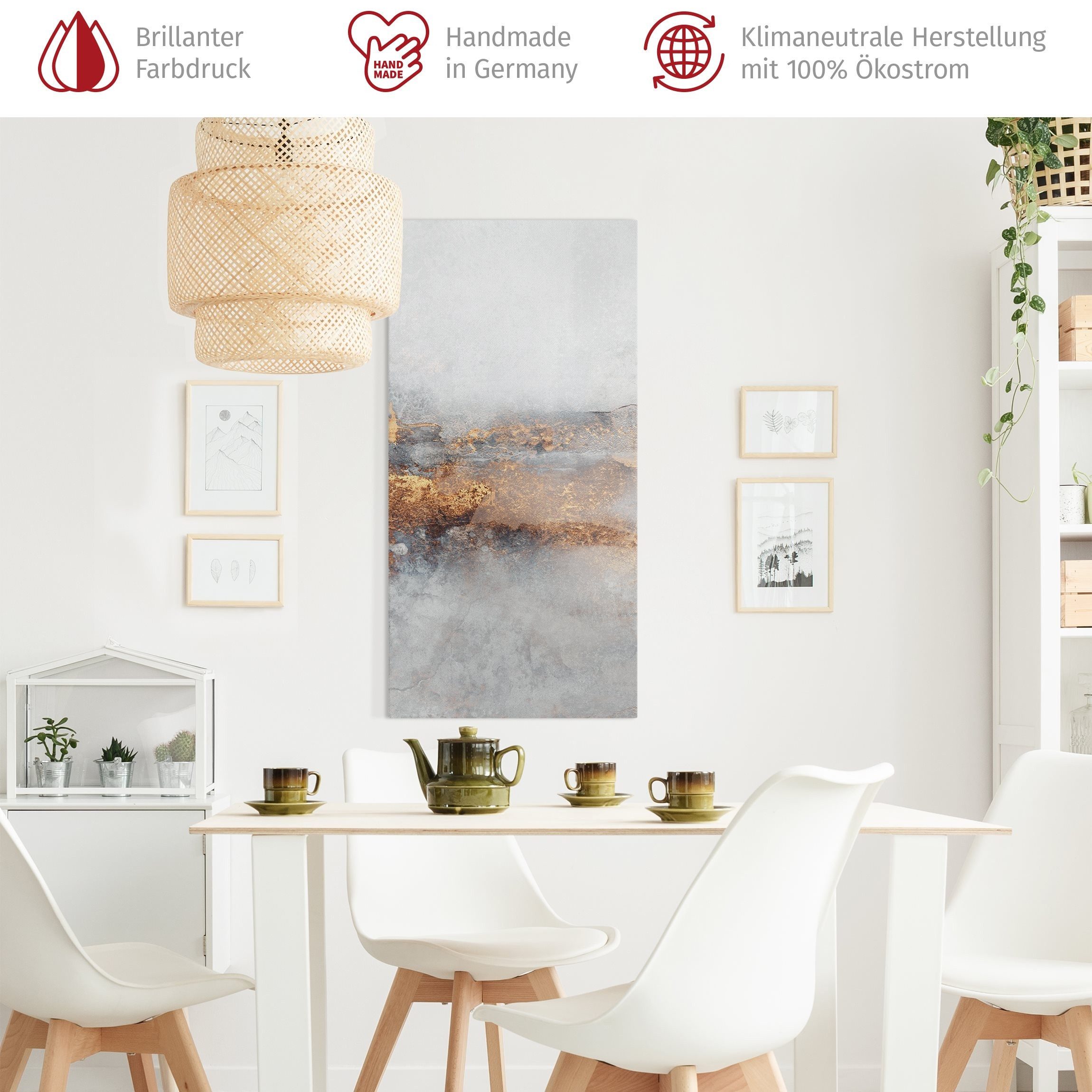 Bilderdepot24 Leinwandbild Kunstdruck Abstrakt Modern Nebel günstig online kaufen
