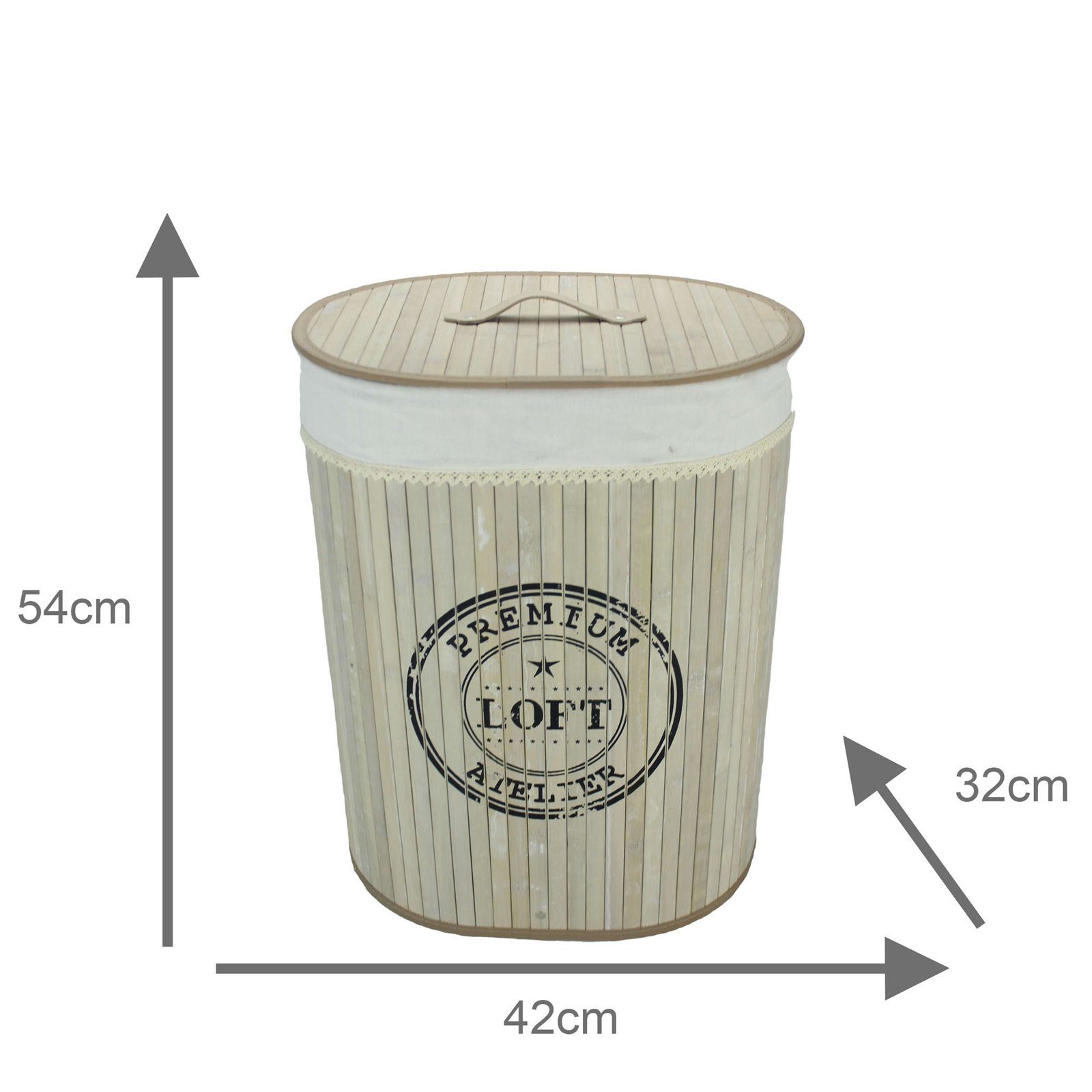 HTI-Line Wäschetonne Wäschekorb Maisie Loft (Stück, 1 St., 1 Wäschekorb), W günstig online kaufen