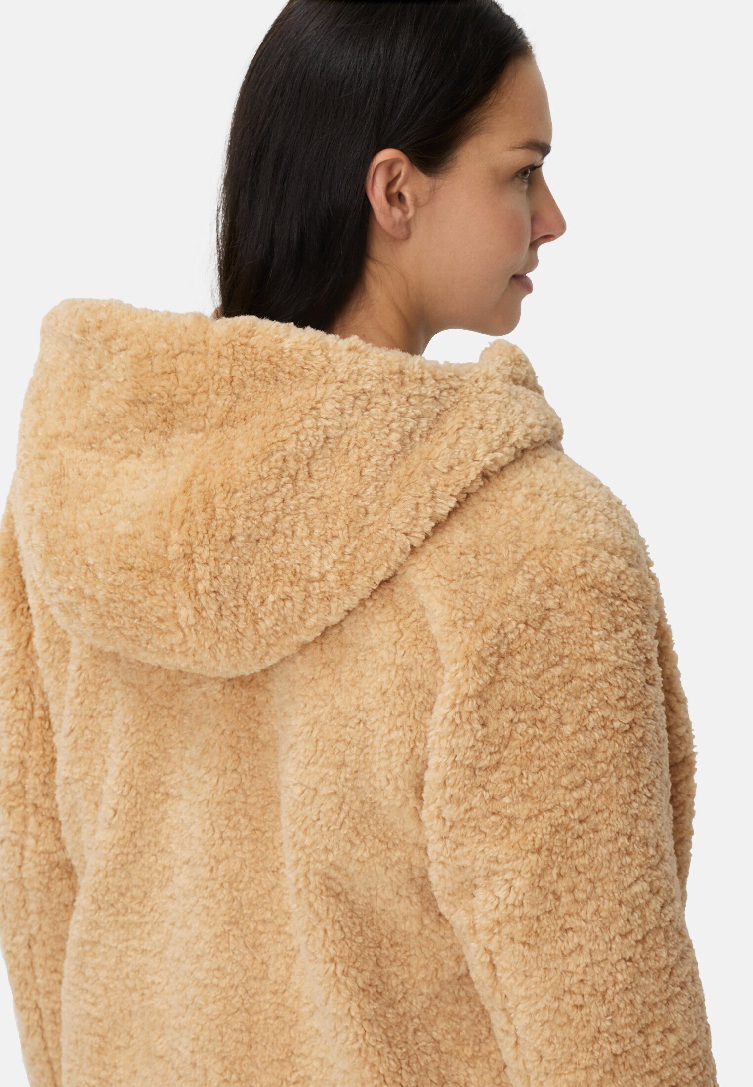 camel active Langmantel mit Kapuze Langarm Kapuze