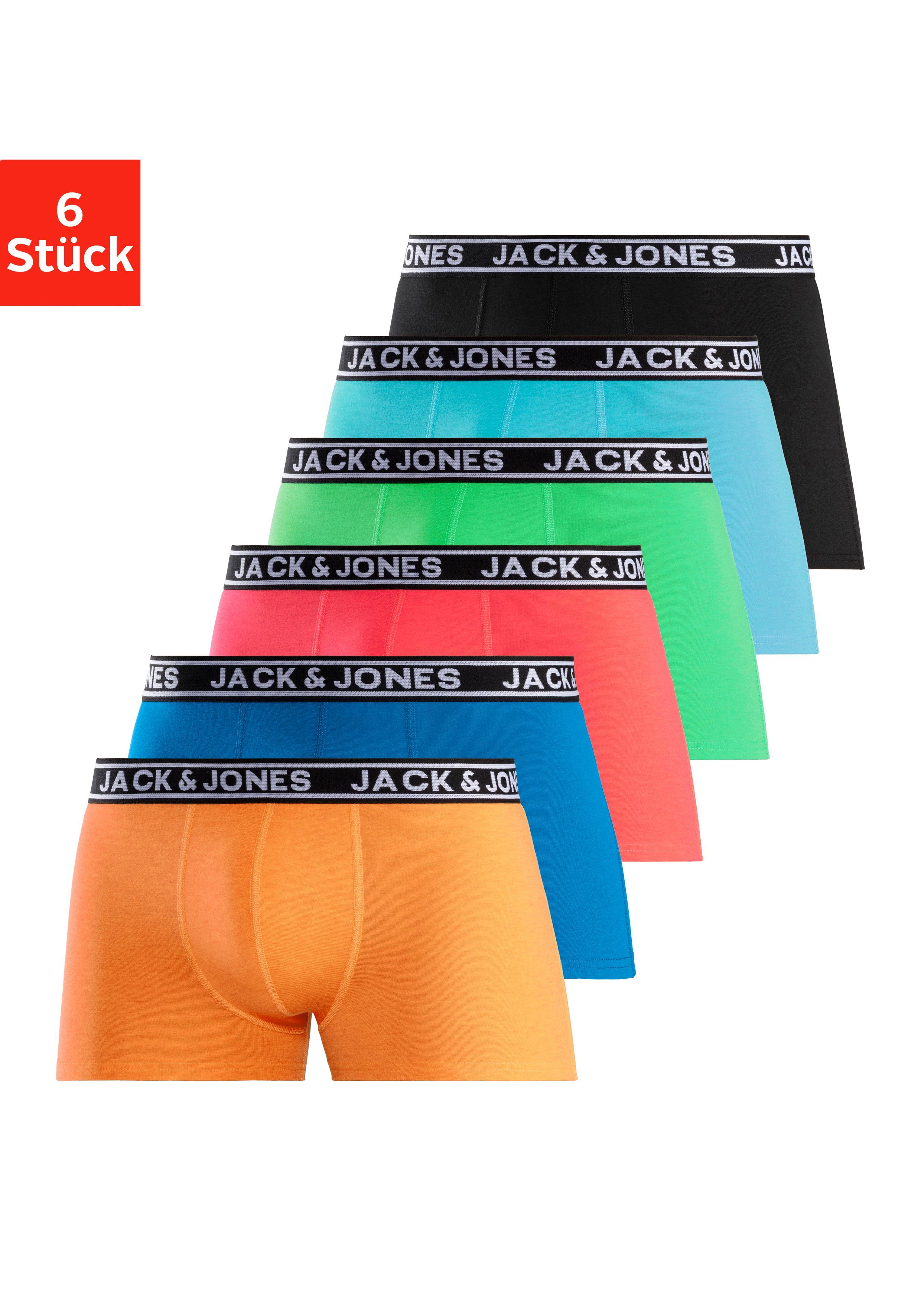 Jack & Jones Trunk JACCRISP TRUNKS 6-PACK (Packung, 6-St) Großpackung