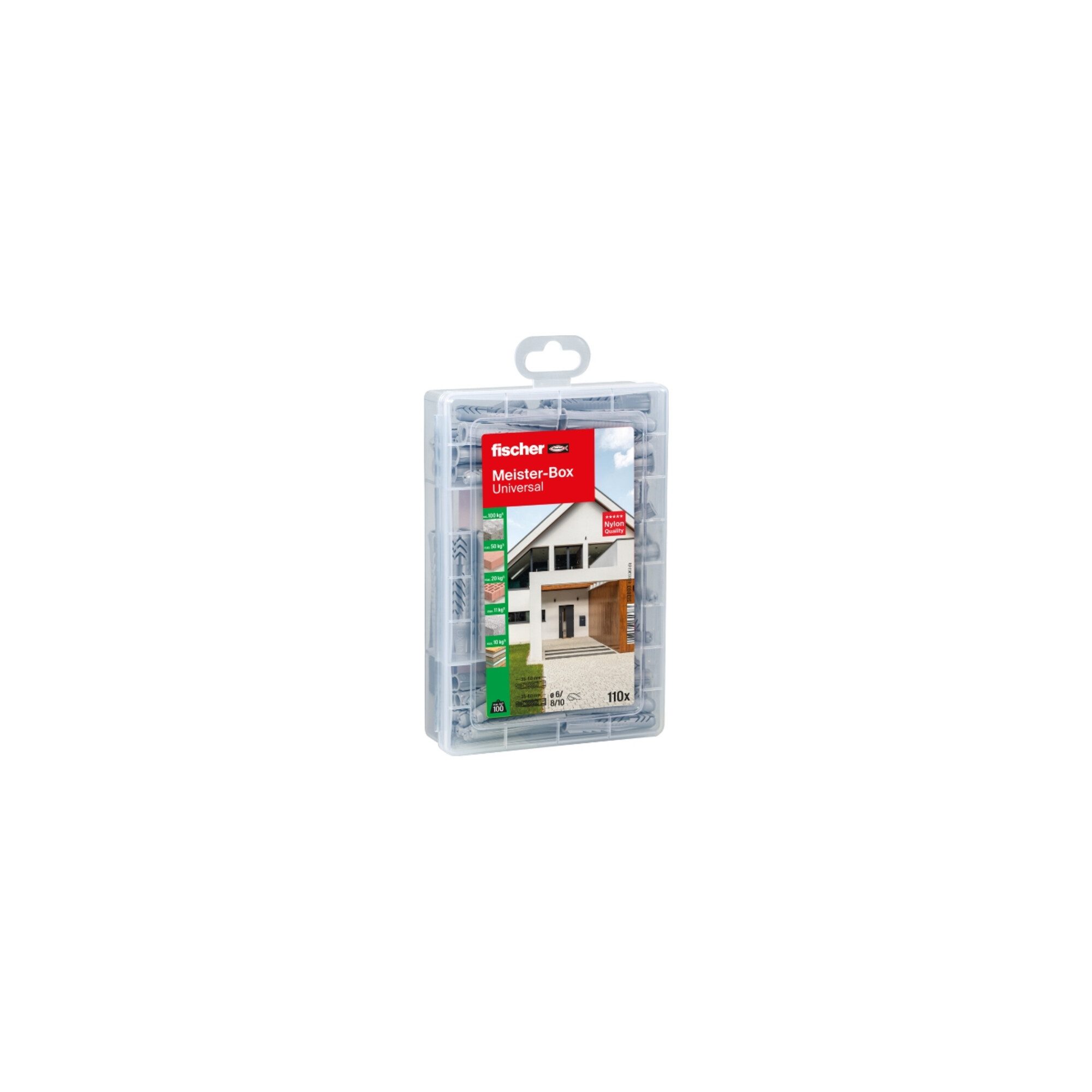 fischer Schrauben- und Dübel-Set fischer Meister-Box Universal (110 Teile)
