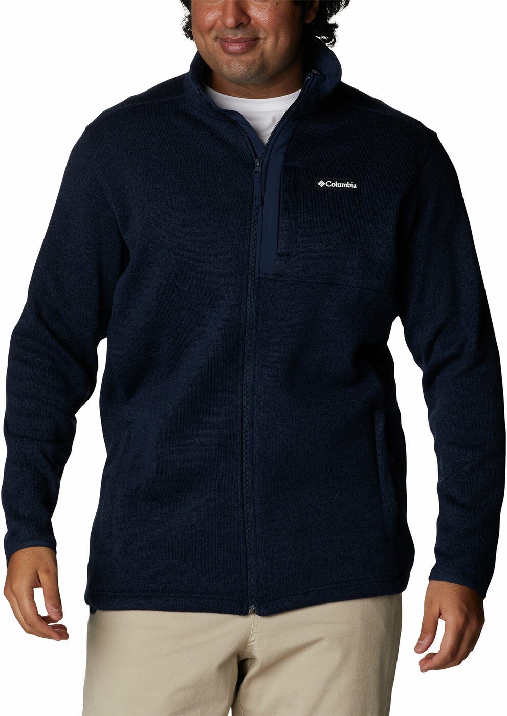 Columbia Rollkragenpullover Sweater Weather Full Zip COLLEGIATE NAVY HEATHER