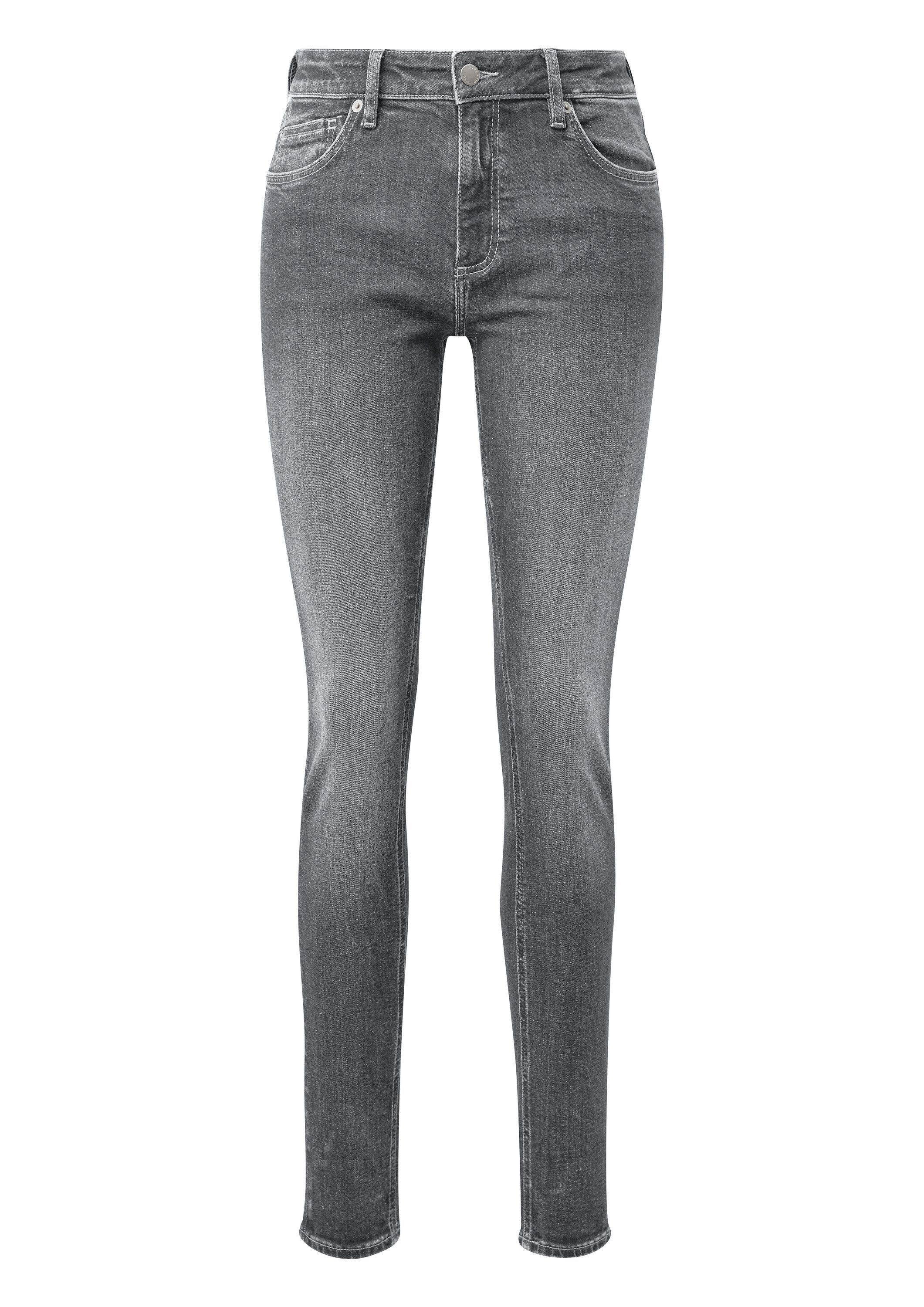 QS Skinny-fit-Jeans Jeans-Hose SADIE Jeans Sadie / Mid Rise / Skinny Leg günstig online kaufen