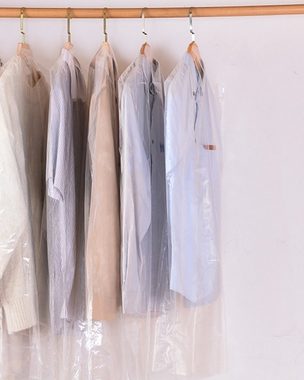 BAYLI Kleiderschutzhülle 15er Set Kleiderschutzhülle Transparent - Mantelschutz durchsichtig -