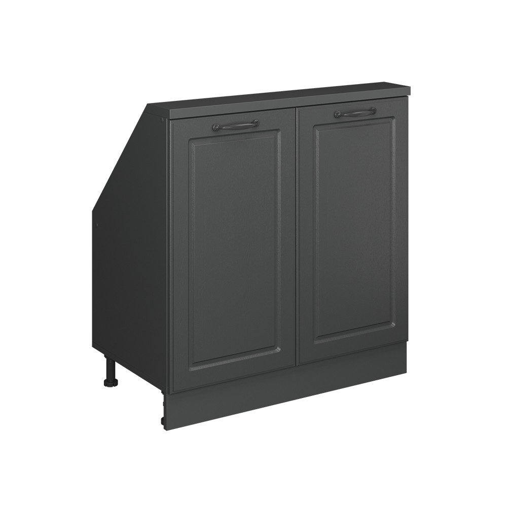 Vicco Unterschrank R-Line, Anthrazit Landhaus/Anthrazit, 80 günstig online kaufen
