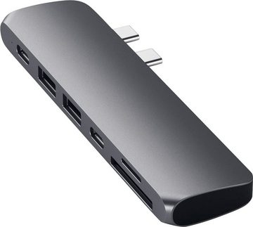 Satechi Type-C Pro Hub 4K HDMI Adapter zu HDMI, MicroSD-Card, SD-Card, Thunderbolt, USB 3.0, USB Typ C