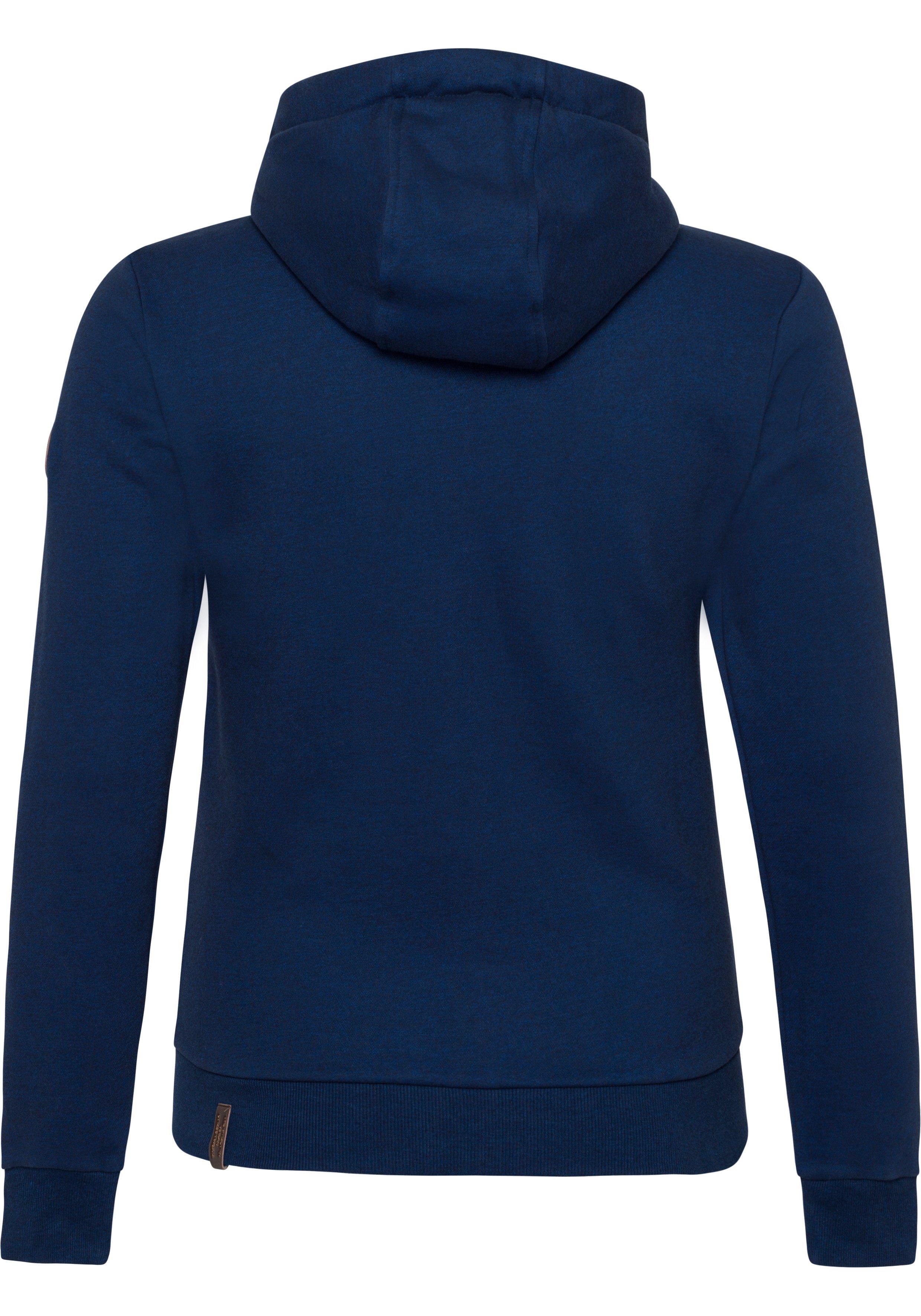 Kapuzensweatjacke Hoody ZIP navy Ragwear NATE Basic