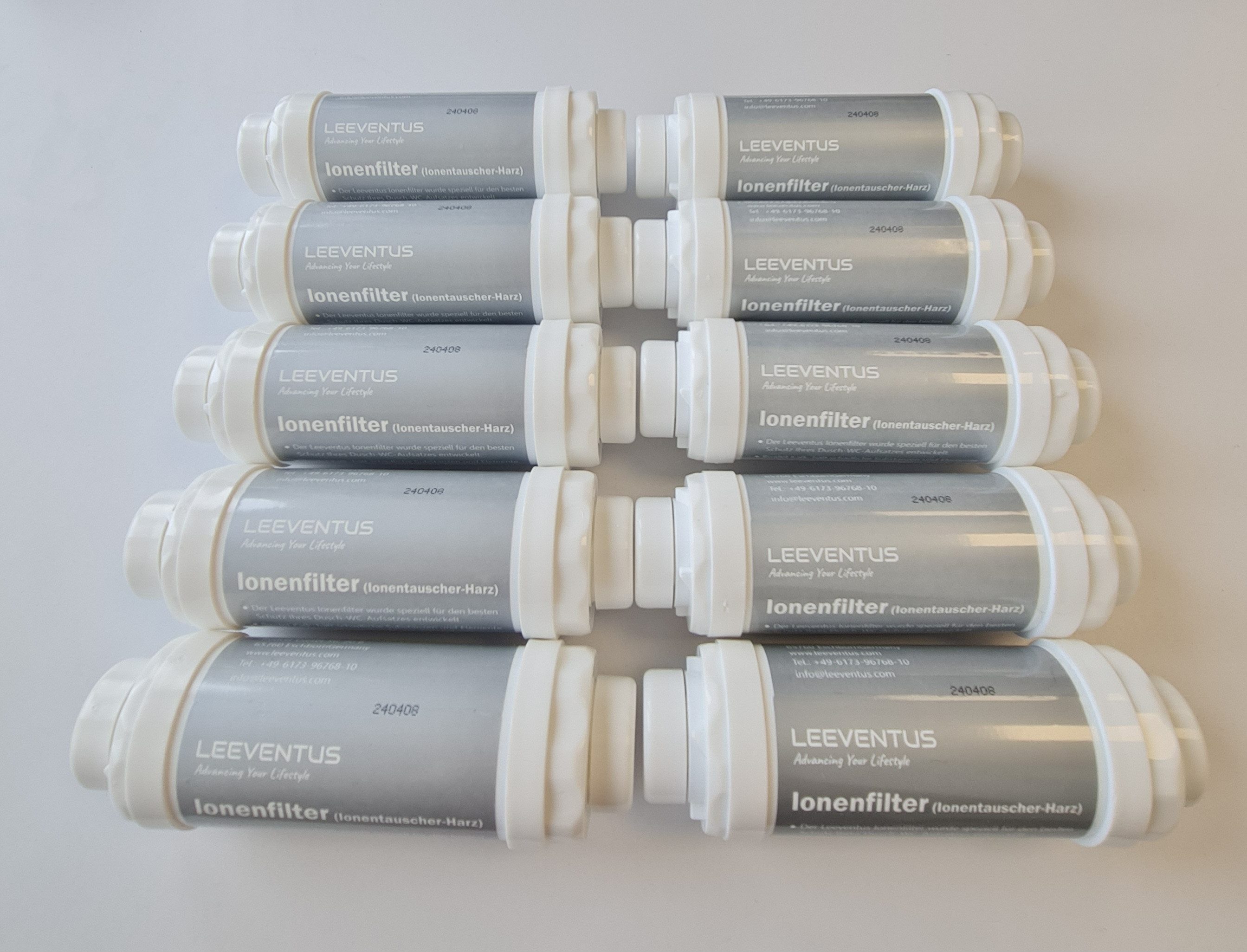 LEEVENTUS Ionen- und Kalkschutzfilter Entkalker (10-St)