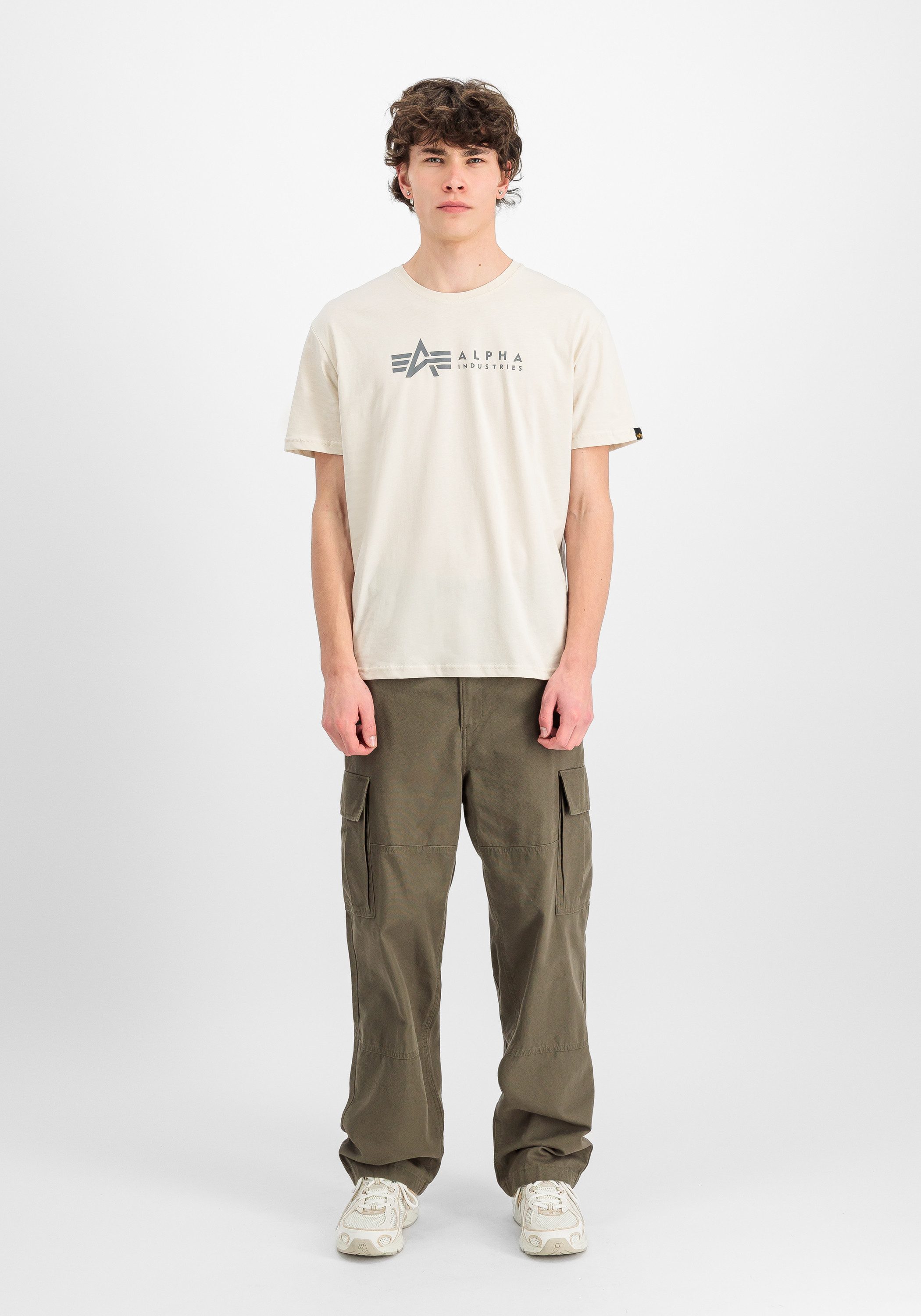 Alpha Industries T-Shirt Alpha Label T-Shirt 2 Pack