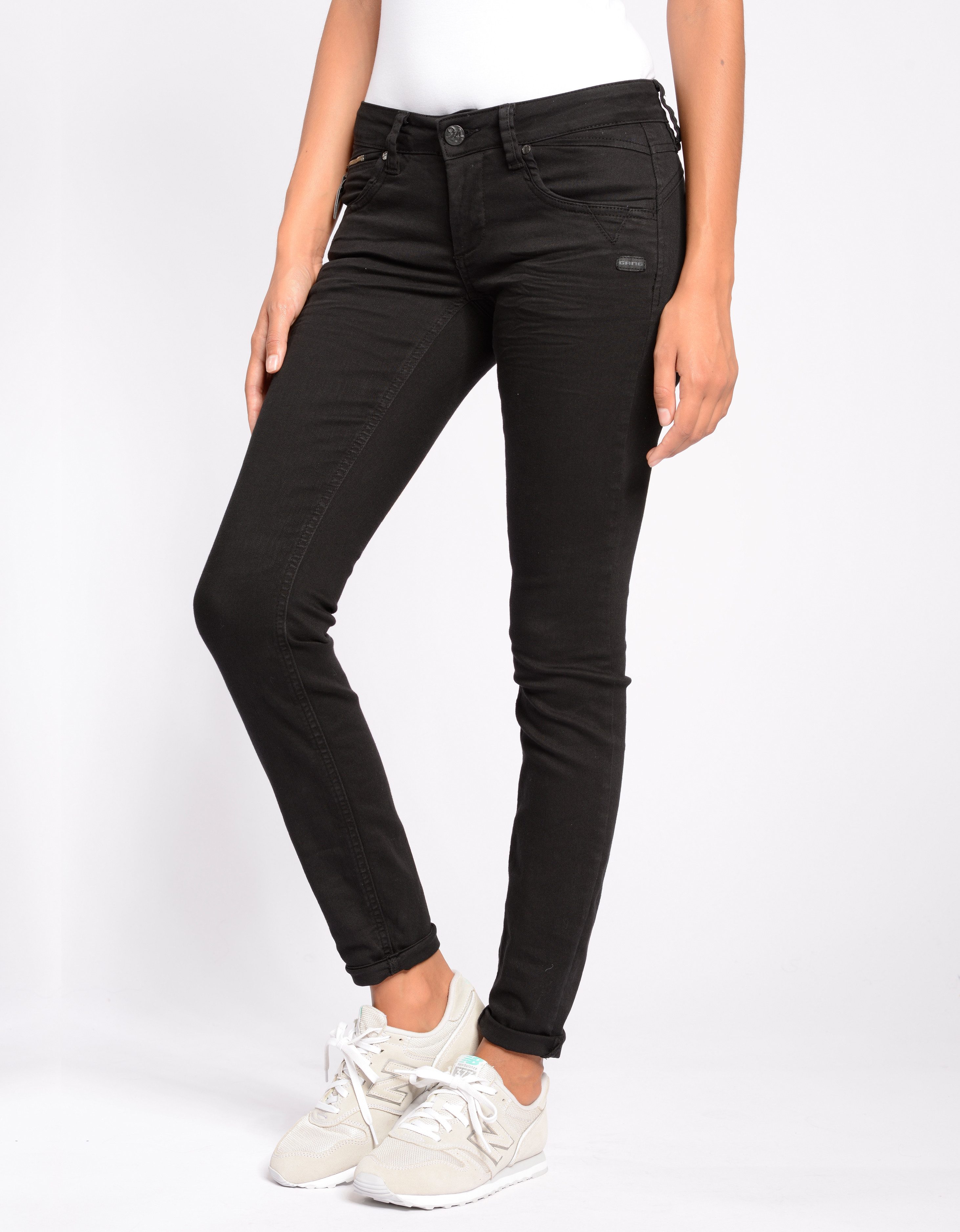 GANG Skinny-fit-Jeans 94Nikita mit Zipper-Detail an der Coinpocket