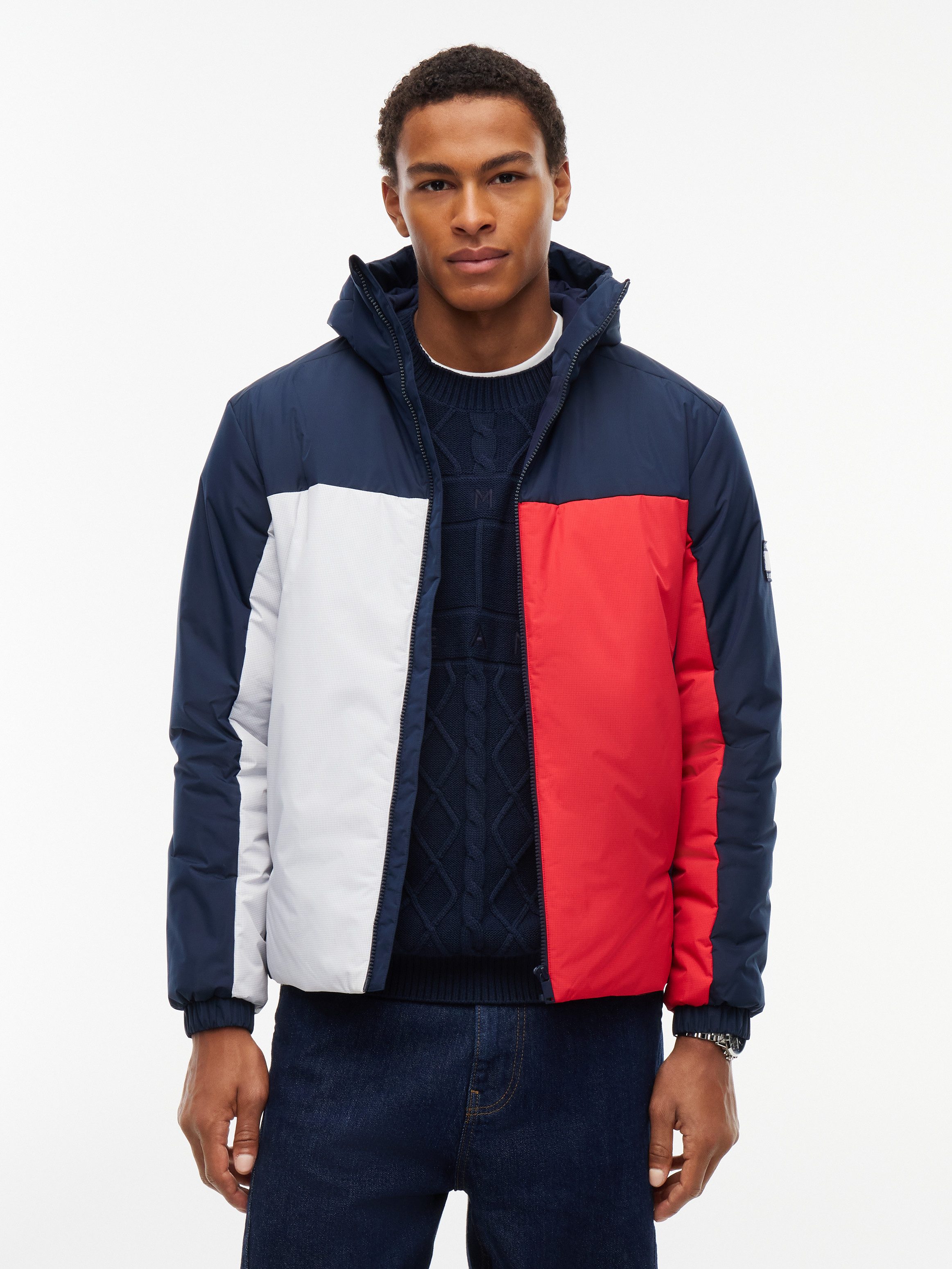 Tommy Jeans Outdoorjacke Freizeitjacke, Übergangsjacke, Regular Fit, Kapuze