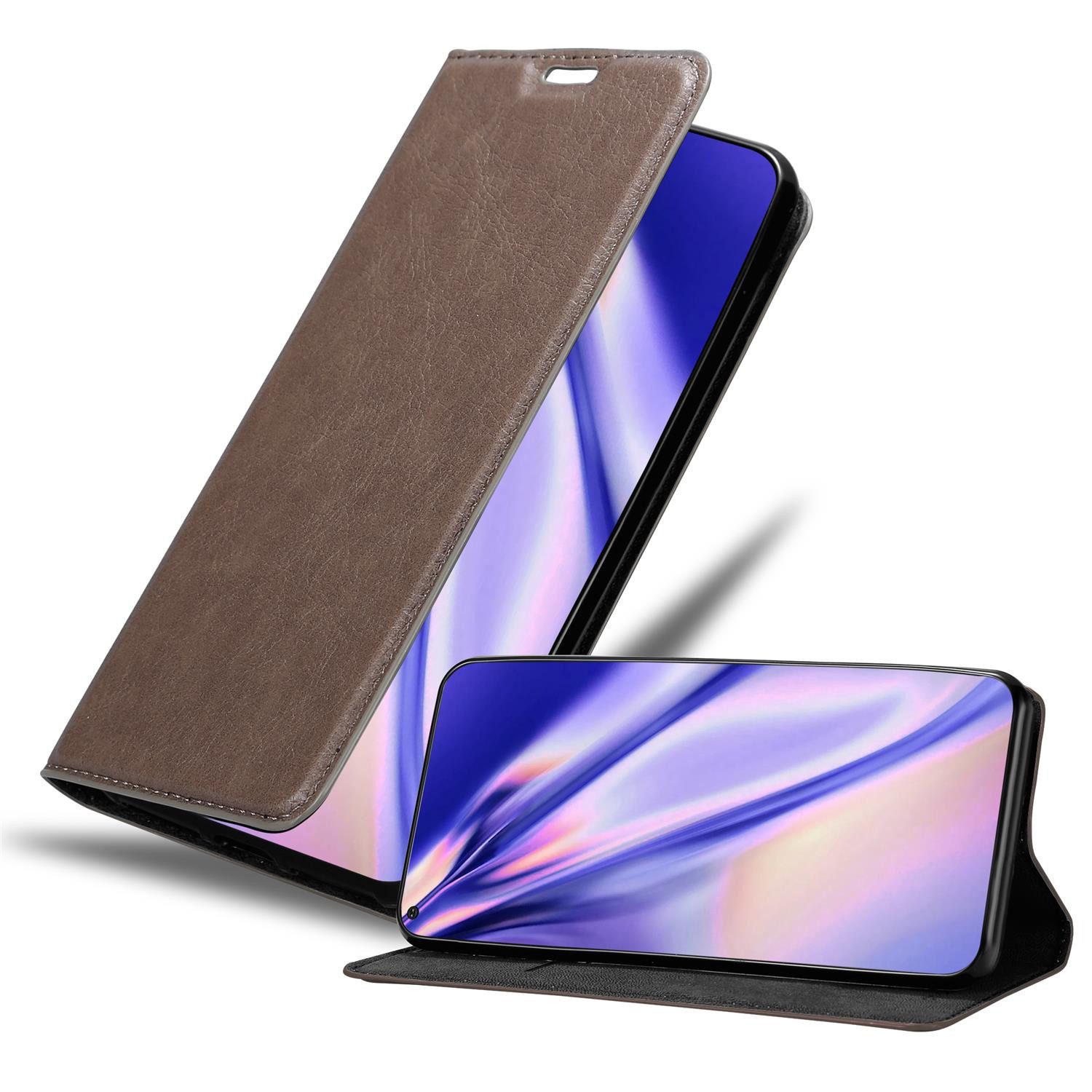 Cadorabo Handyhülle für LG Velvet Hülle LG Velvet, Hülle Schutzhülle mit Standfunktion, Magnetverschluss und Kartenfach