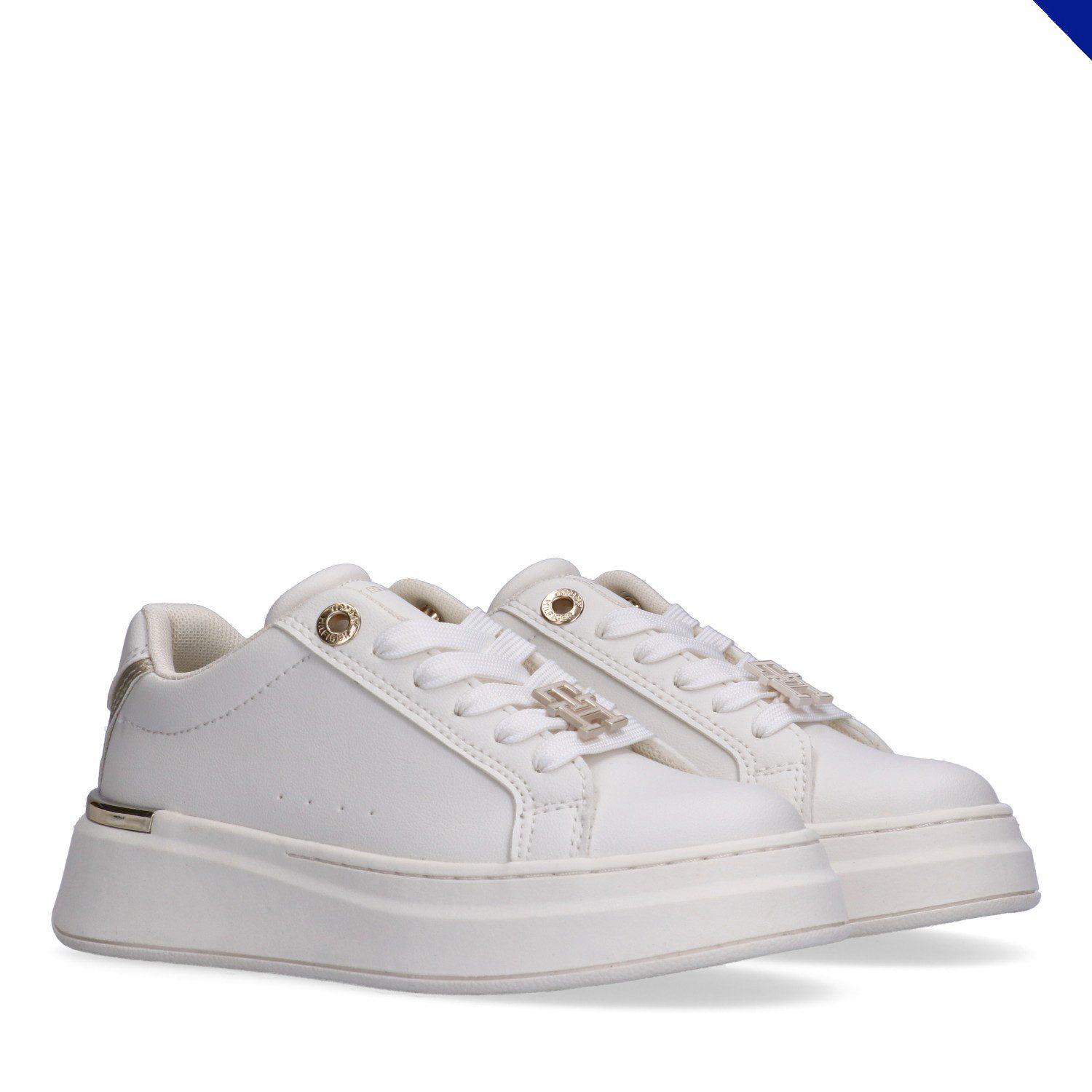 Tommy Hilfiger Plateausneaker Trendy Schnürschuh, Halbschuh, Schnürschuh mit Plateausohle