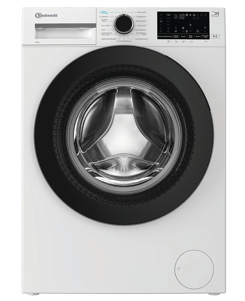 BAUKNECHT Waschmaschine B W 10A30 BS, 10 kg, 1400 U/min, HomeWhiz – Smarte Vernetzung für mehr Komfort