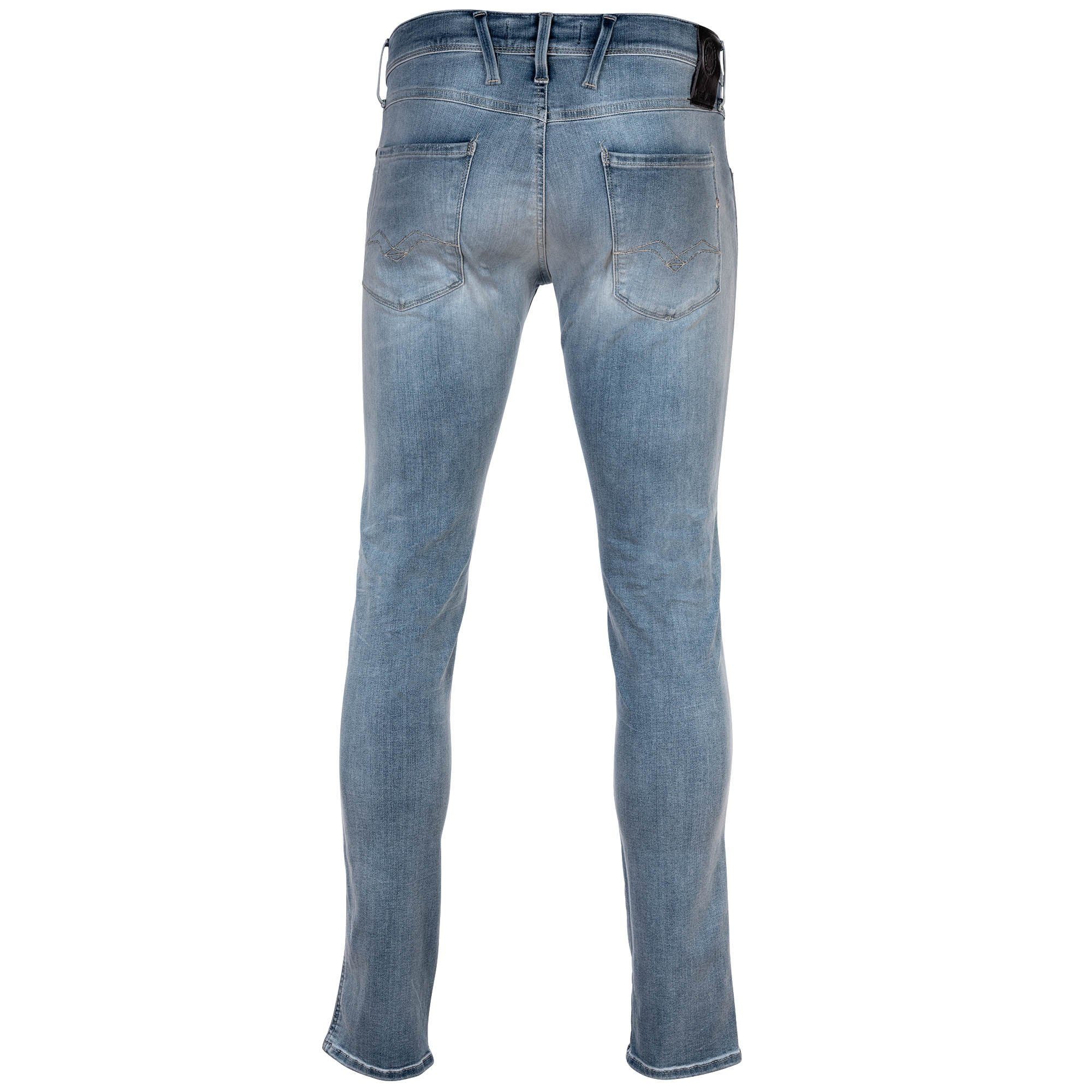 Replay Regular-fit-Jeans Herren Jeans Baumwolle Hyperflex ANBASS günstig online kaufen