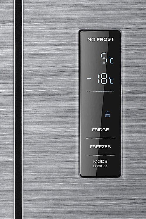 NoFrost, hoch, 79 grau Hanseatic Türalarm Wasserspender, cm Display, cm breit, Door HCDB18080DWDI, Multi 180