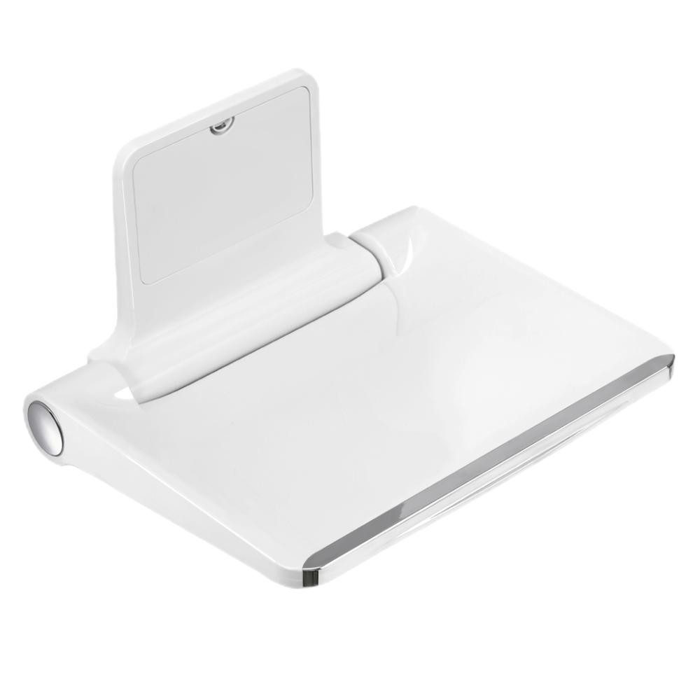 HEUFFE Duschklappsitz zur wandmontage, für Senioren, 90° klappbar, rechteckig, modern, belastbar bis 200,00 kg, verdeckte Montage