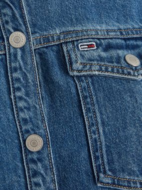 Tommy Jeans Jeanskleid ALINE LS DRESS AH5032 EXT mit Logostickerei