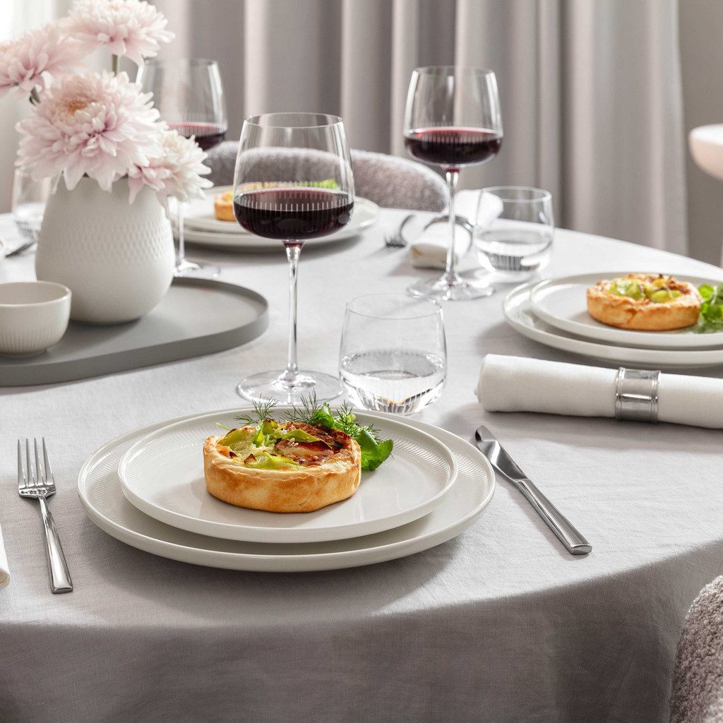 Villeroy & Boch Rotweinglas Afina Rotweinkelch, Set 4tlg. 227mm, 4-tlg., Glas, Kristallglas, 4 Stck, spülmaschinenfest