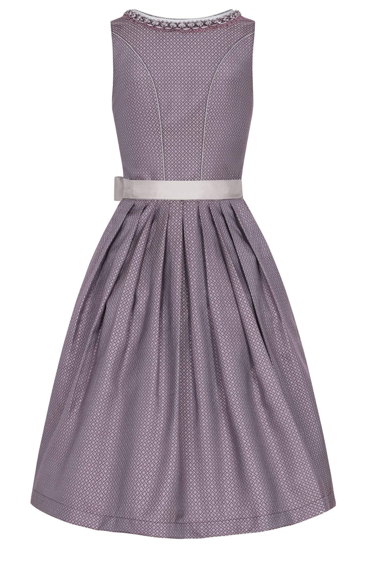 Nübler Trachtenkleid Mididirndl Gavrila in Aubergine günstig online kaufen