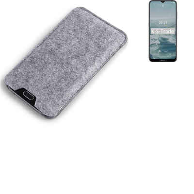 K-S-Trade Handyhülle für Nokia G20, Filz Handyhülle Schutzhülle Filztasche Filz Tasche Case Sleeve