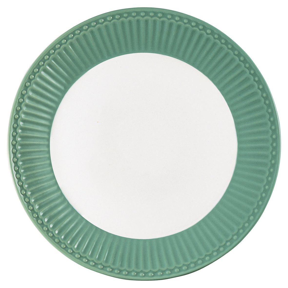 Greengate Frühstücksteller Alice Frühstücksteller dusty green 23 cm