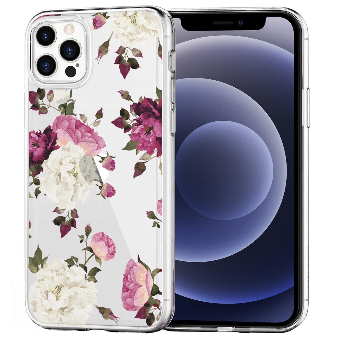 CoolGadget Handyhülle Handy Case Silikon Motiv Series für Apple iPhone 12 / 12 Pro 6,1 Zoll, Hülle hochauflösendem Muster für iPhone 12, iPhone 12 Pro Schutzhülle