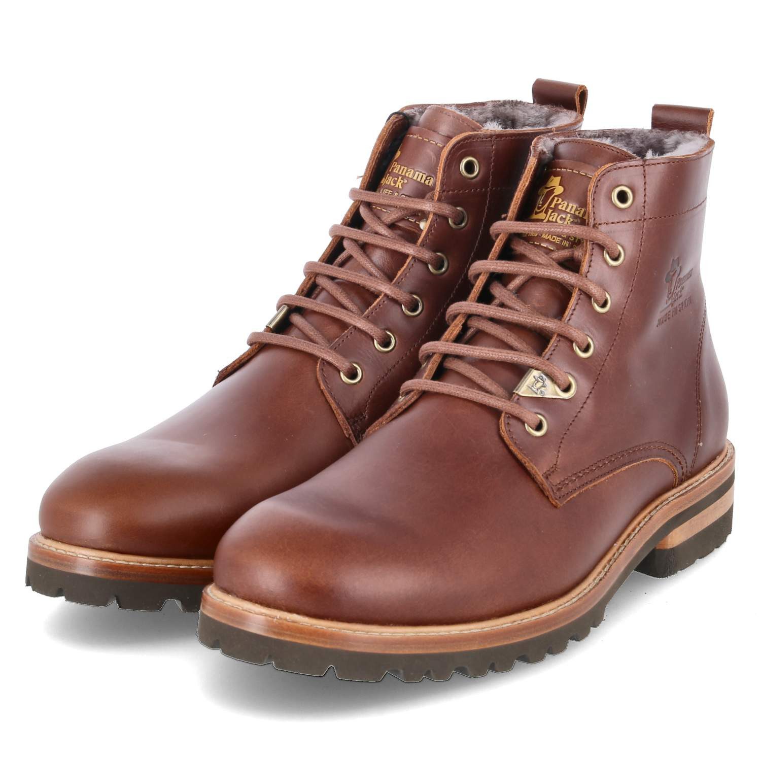 Panama Jack Panama Jack Emery Igloo C5 Herren Glattleder braun Schnürstiefel