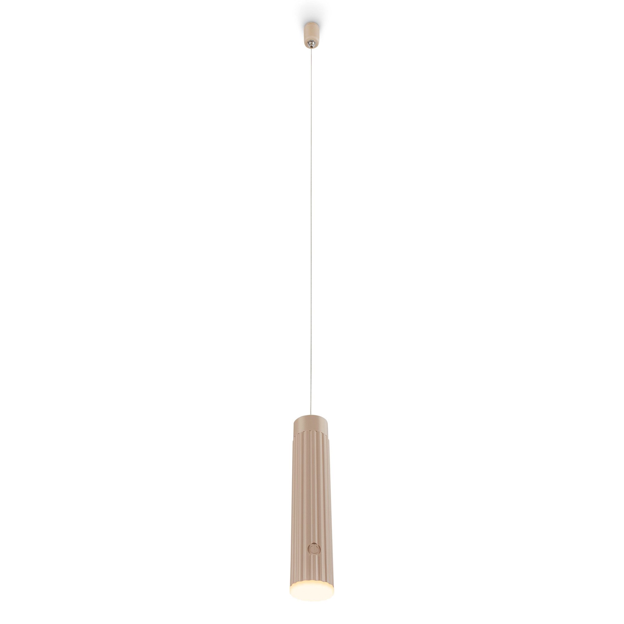 Briloner Leuchten LED Pendelleuchte Hängelampe Bettlampe Akku Touch Dimmbar USB-C Abnehmbar, LED fest integriert, 3000K, 4,5x20,5 cm, Esszimmer, Wohnzimmer, Schlafzimmer
