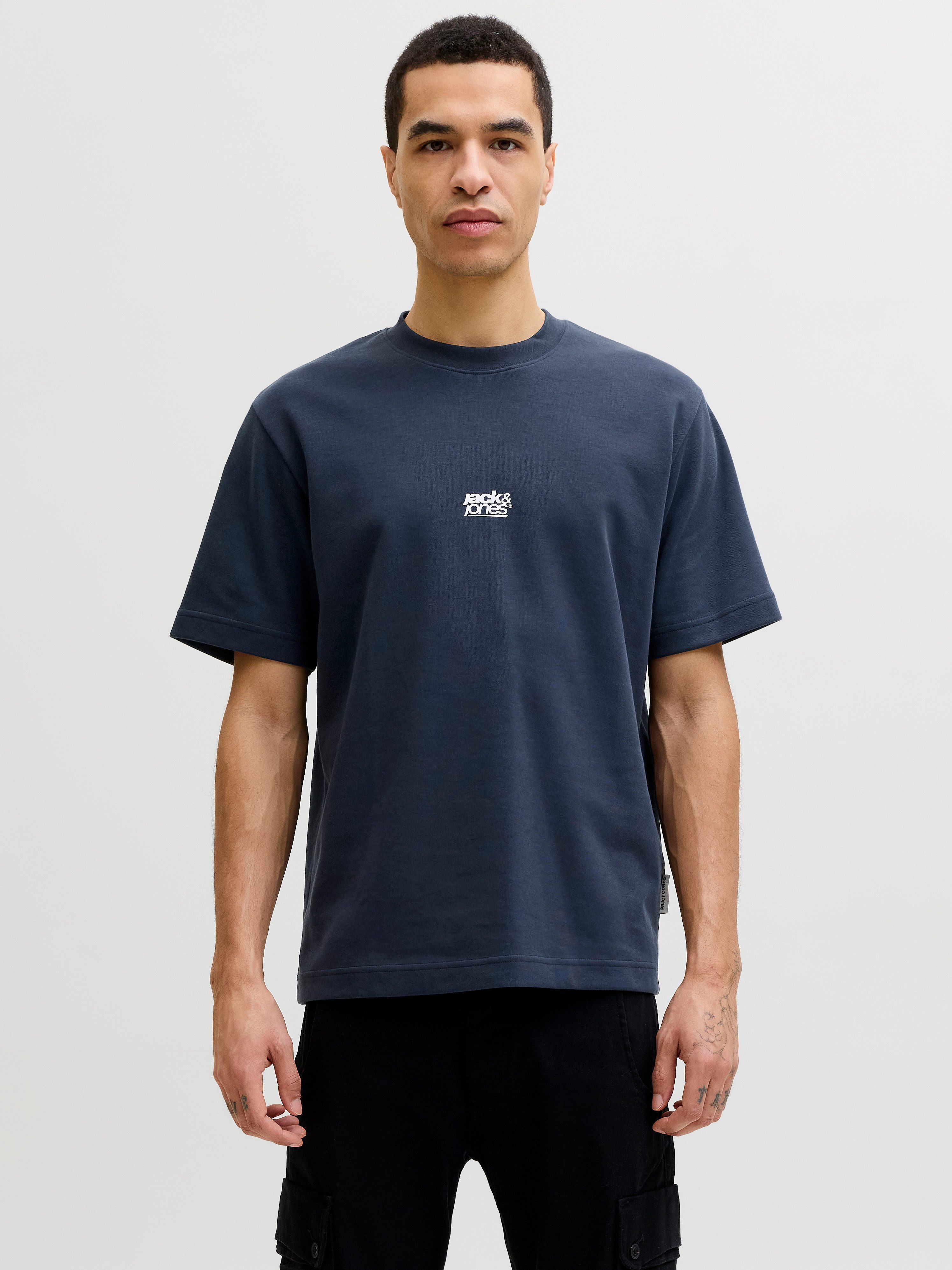 Jack & Jones T-Shirt JCOBREEZE BACK PRINT TEE SS CREW EA26
