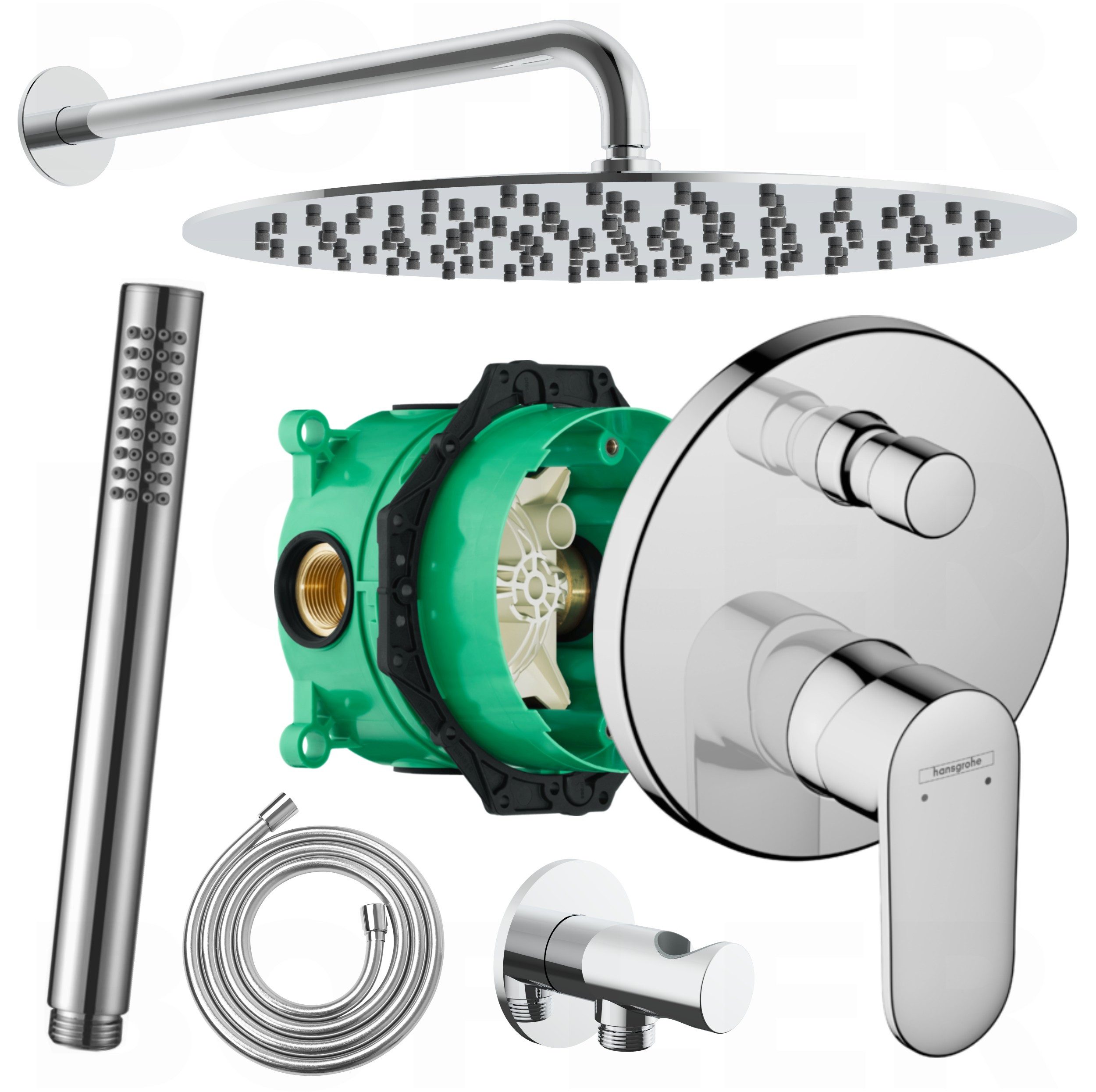 hansgrohe Duscharmatur Vernis Blend Brausearmatur (Unterputz Duschsystem, D günstig online kaufen