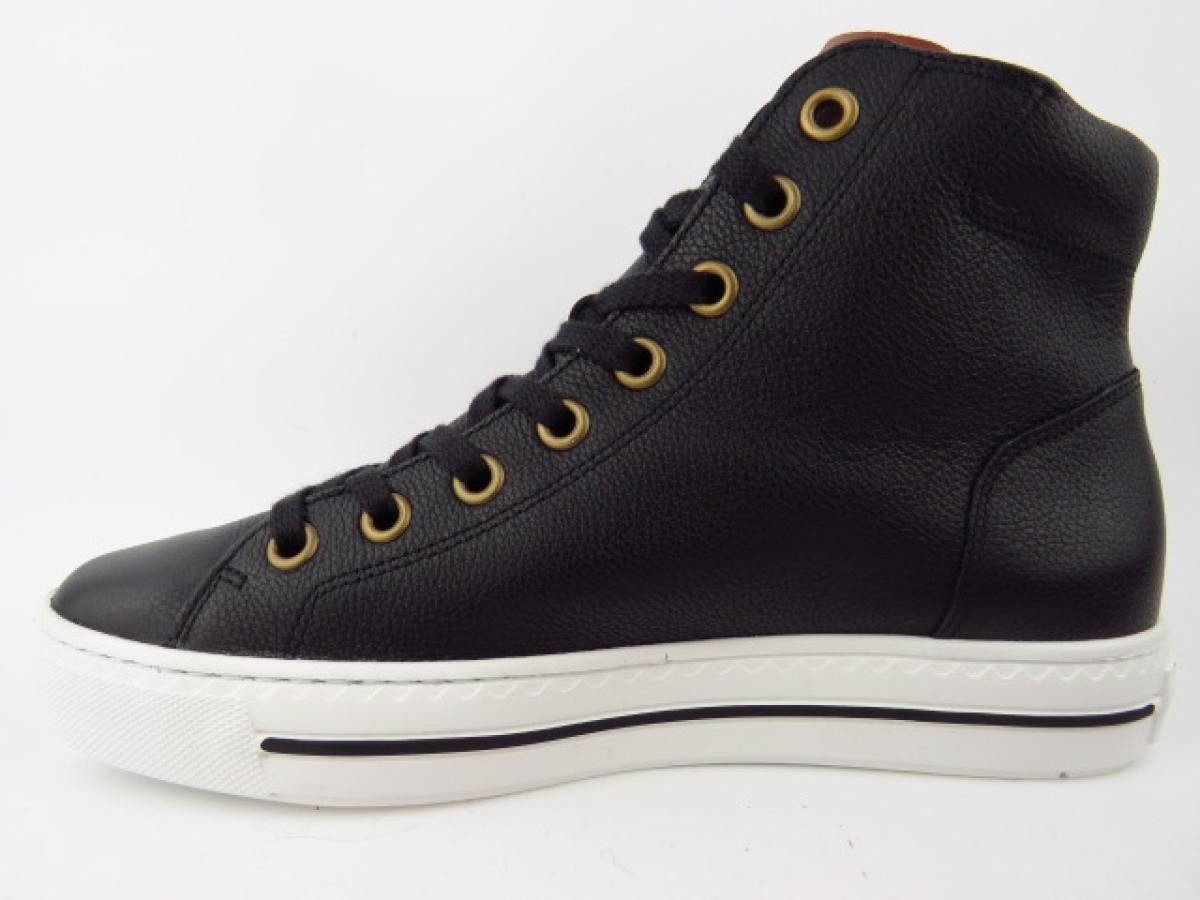 Paul Green Kid black cognac Reißverschluss Sneakerboots günstig online kaufen