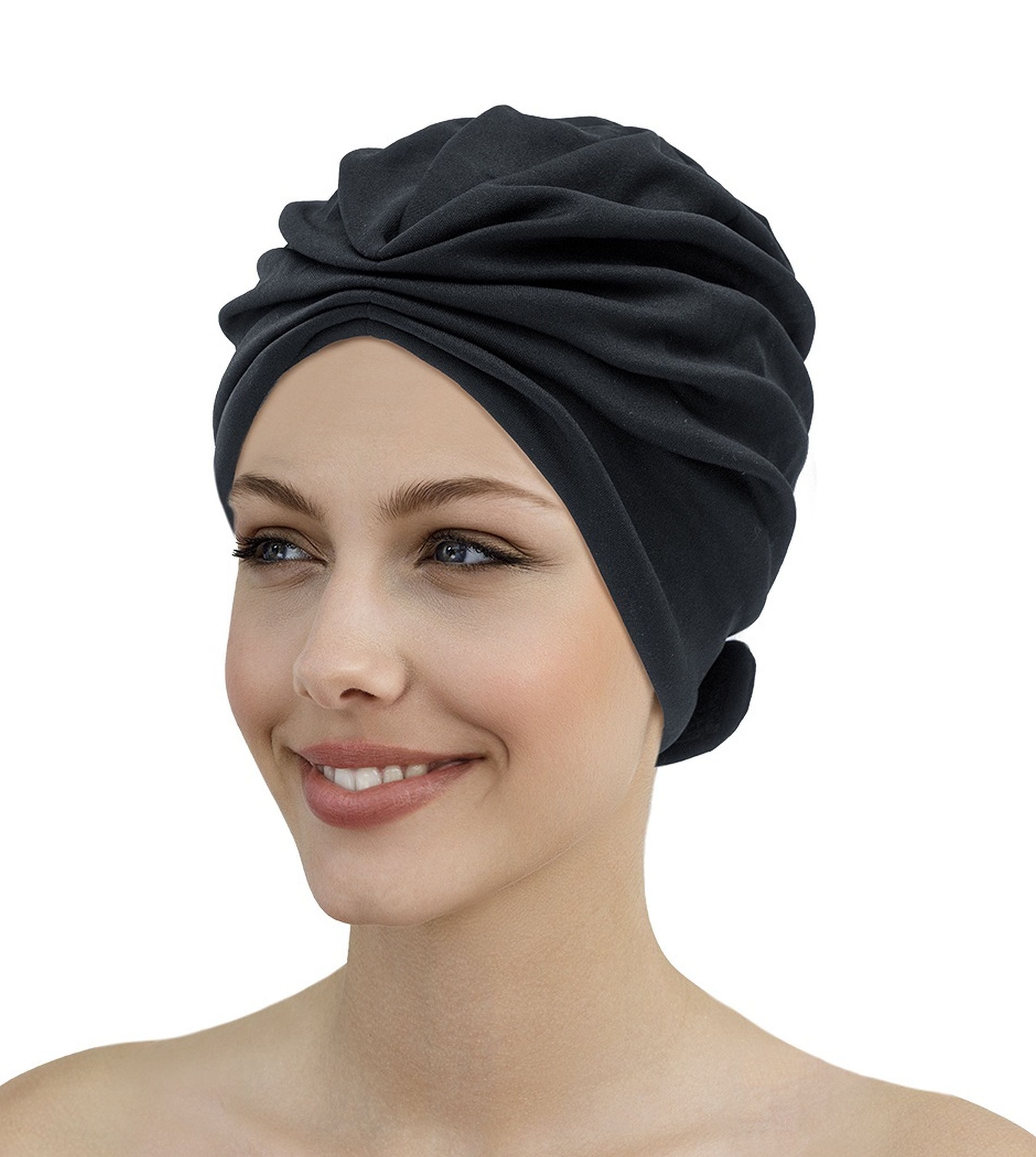 Fashy Badekappe Fashy - Badehaube Badekappe Bademode Damen Schwarz 3471-20