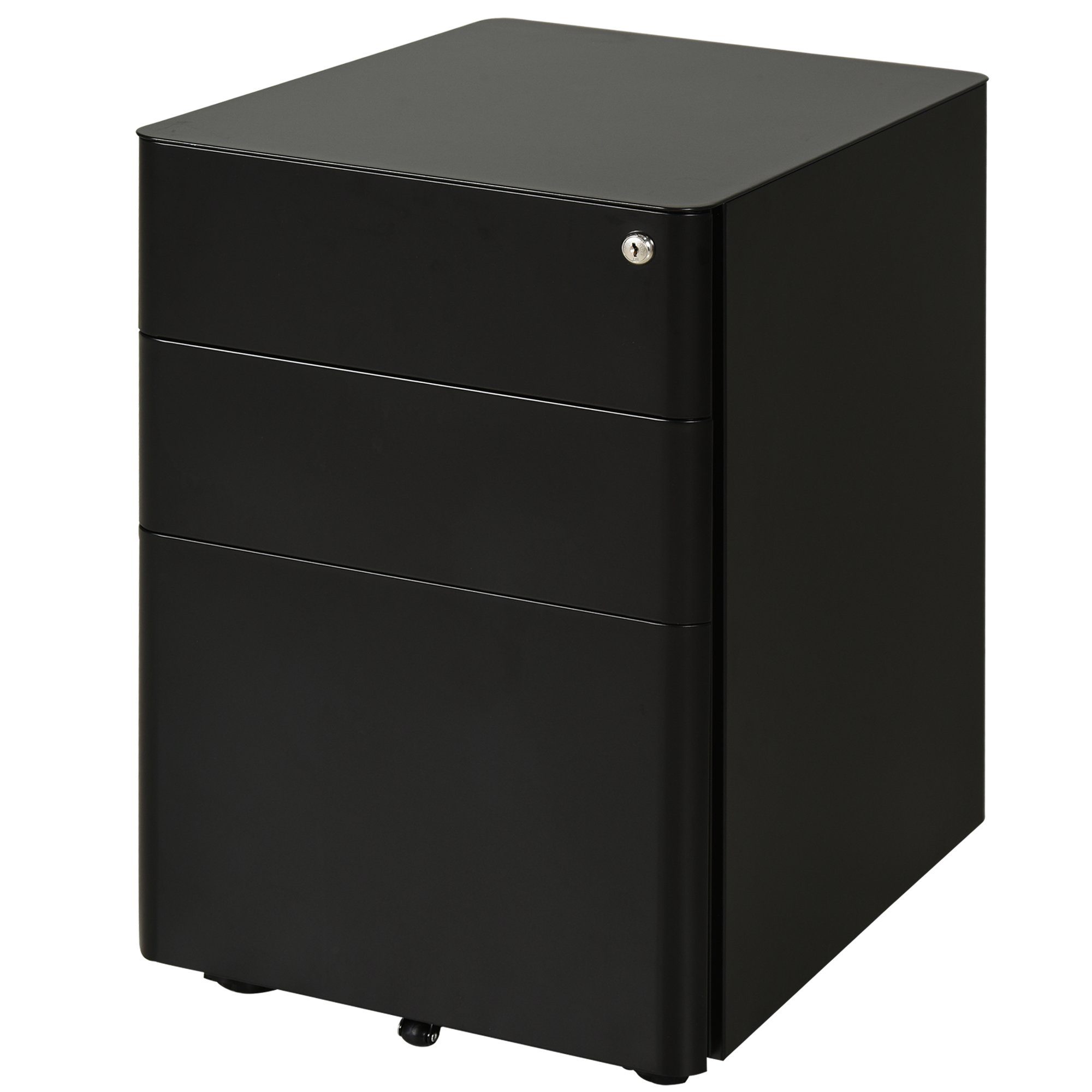 Rollcontainer mobiler Aktenschrank mit 3 Schubladen