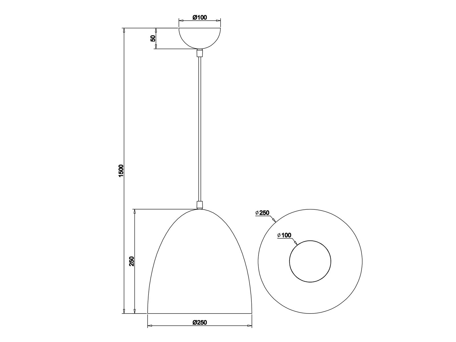 Kochinsel LED LED Dimmfunktion, Weiß klein-e wechselbar, warmweiß, übern & Lampe Pendelleuchte, meineWunschleuchte Esstisch Deisgn-klassiker, Ø25cm