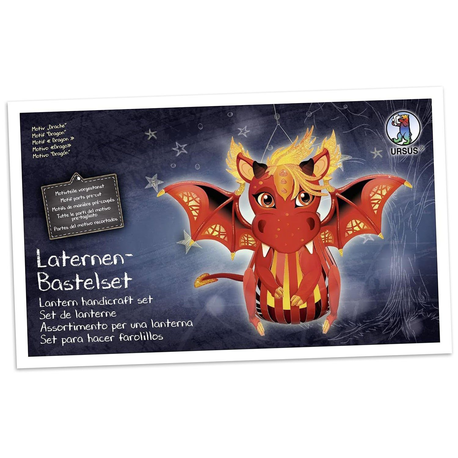 Ursus - Ludwig Bähr Umzugslaterne URSUS Laternen-Bastelset "Drache"