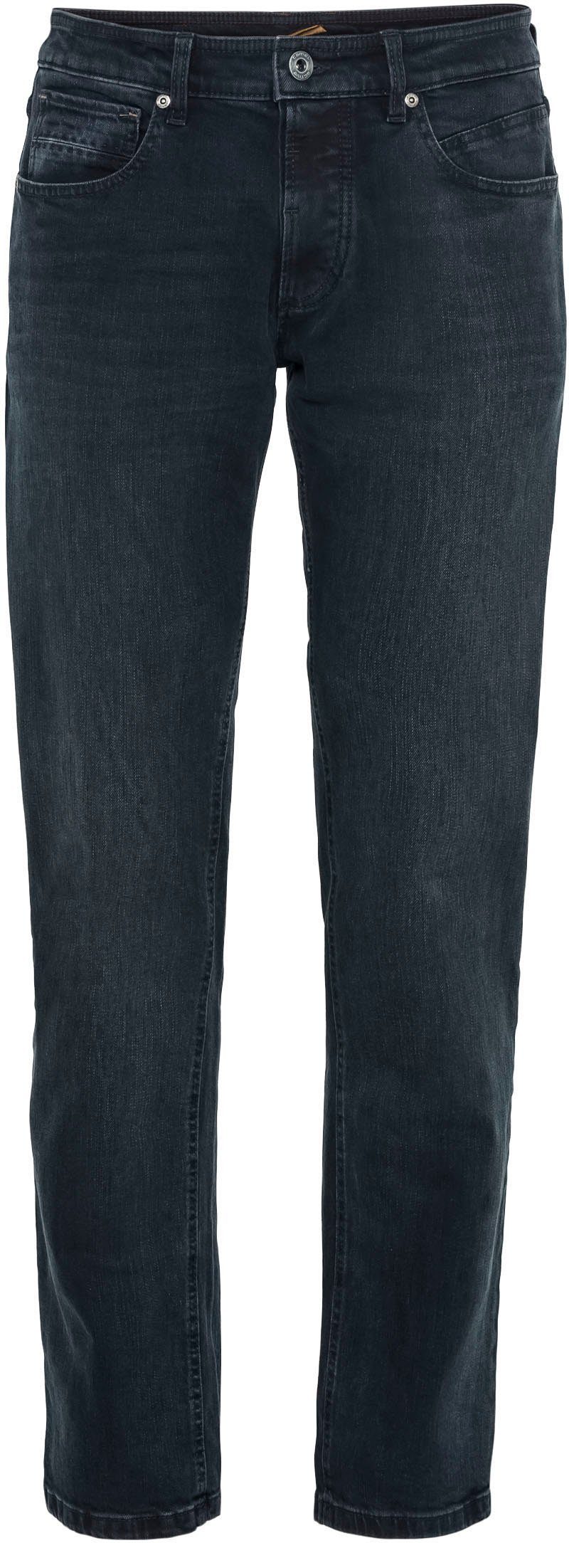 WOODSTOCK dark-blue 5-Pocket-Jeans active camel