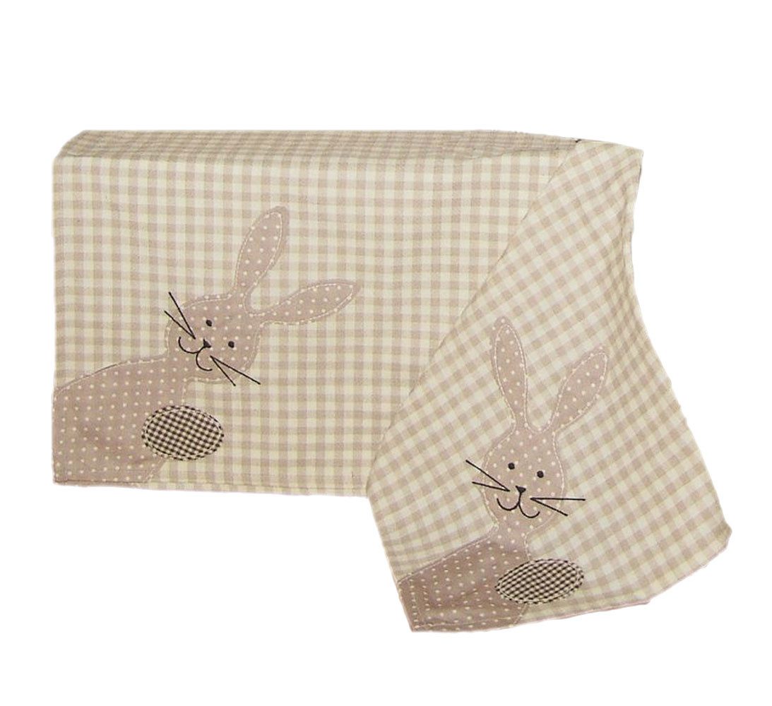 texpot Tischdecke Stickerei Osterhase Ostern Tischtuch (1-tlg)